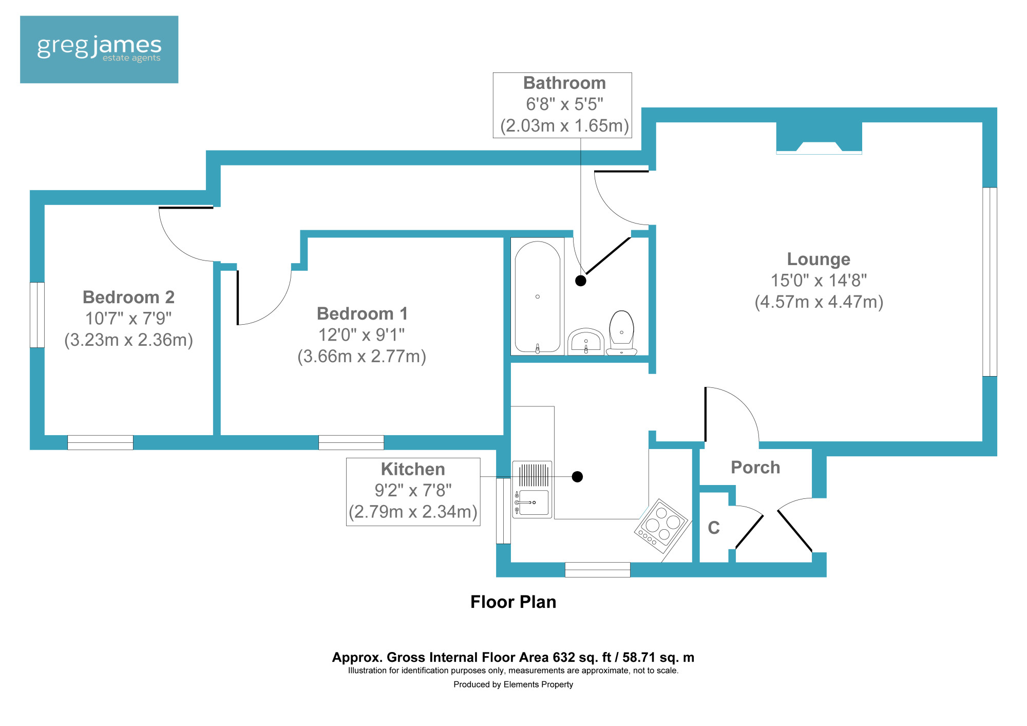 80 Alexandra Road Farnborough Hampshire Gu14 2 Bedroom Maisonette