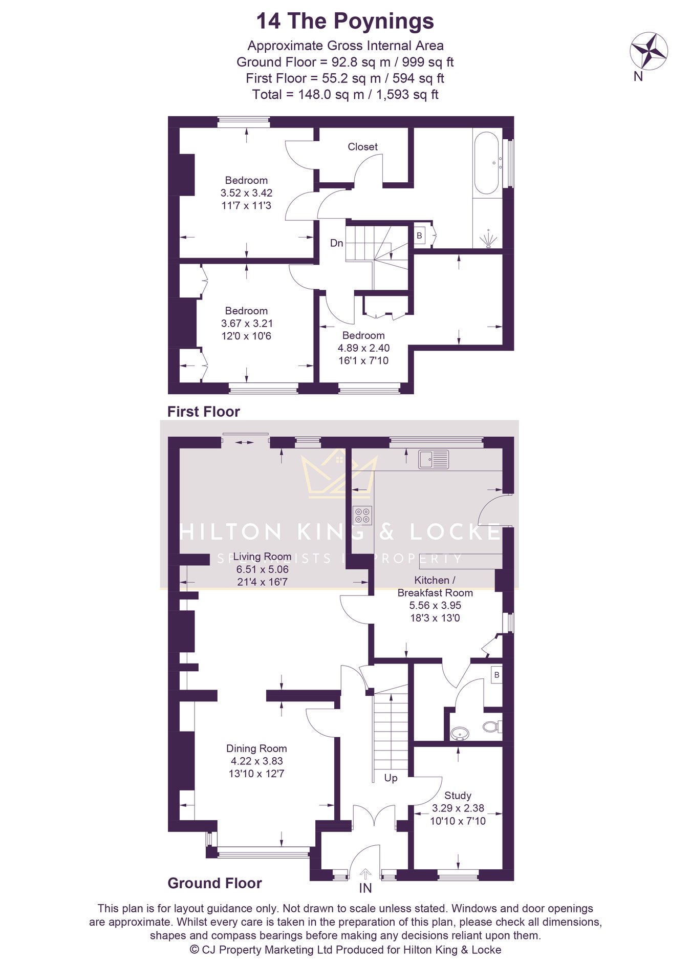 14, The Poynings, Iver floorplan