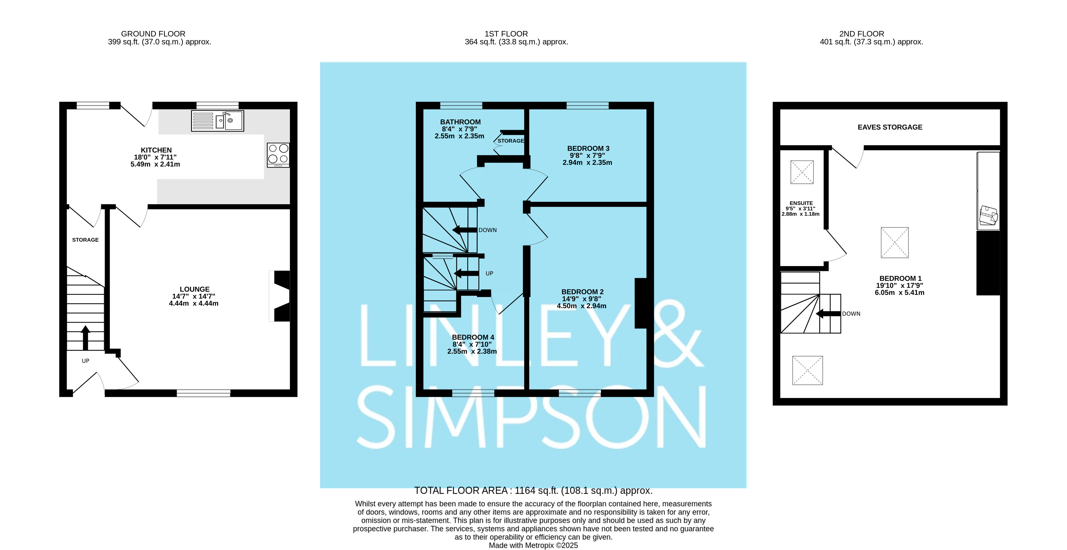 1, Grasmere Road, Holmfirth floorplan