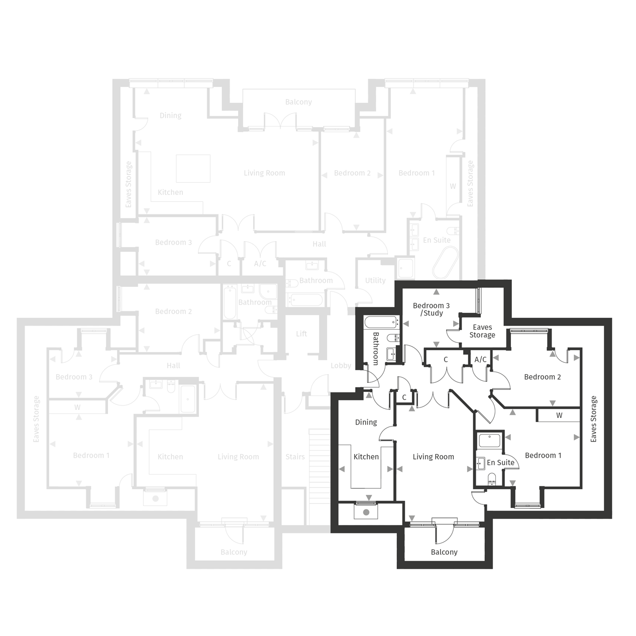 New home, 3 bed flat for sale in Golf Links Road, Ferndown BH22 Zoopla
