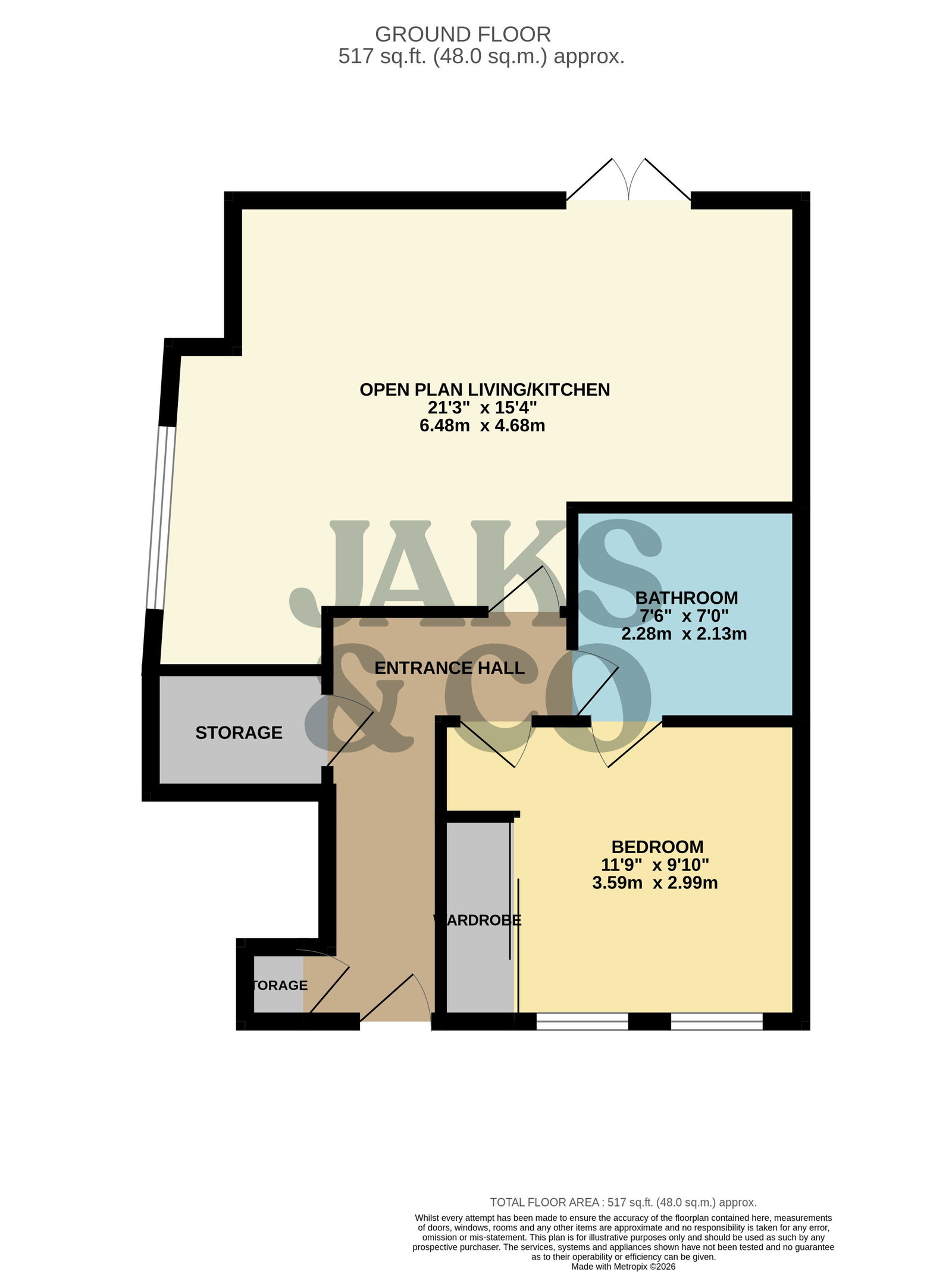 1, Georgia Avenue, Manchester floorplan