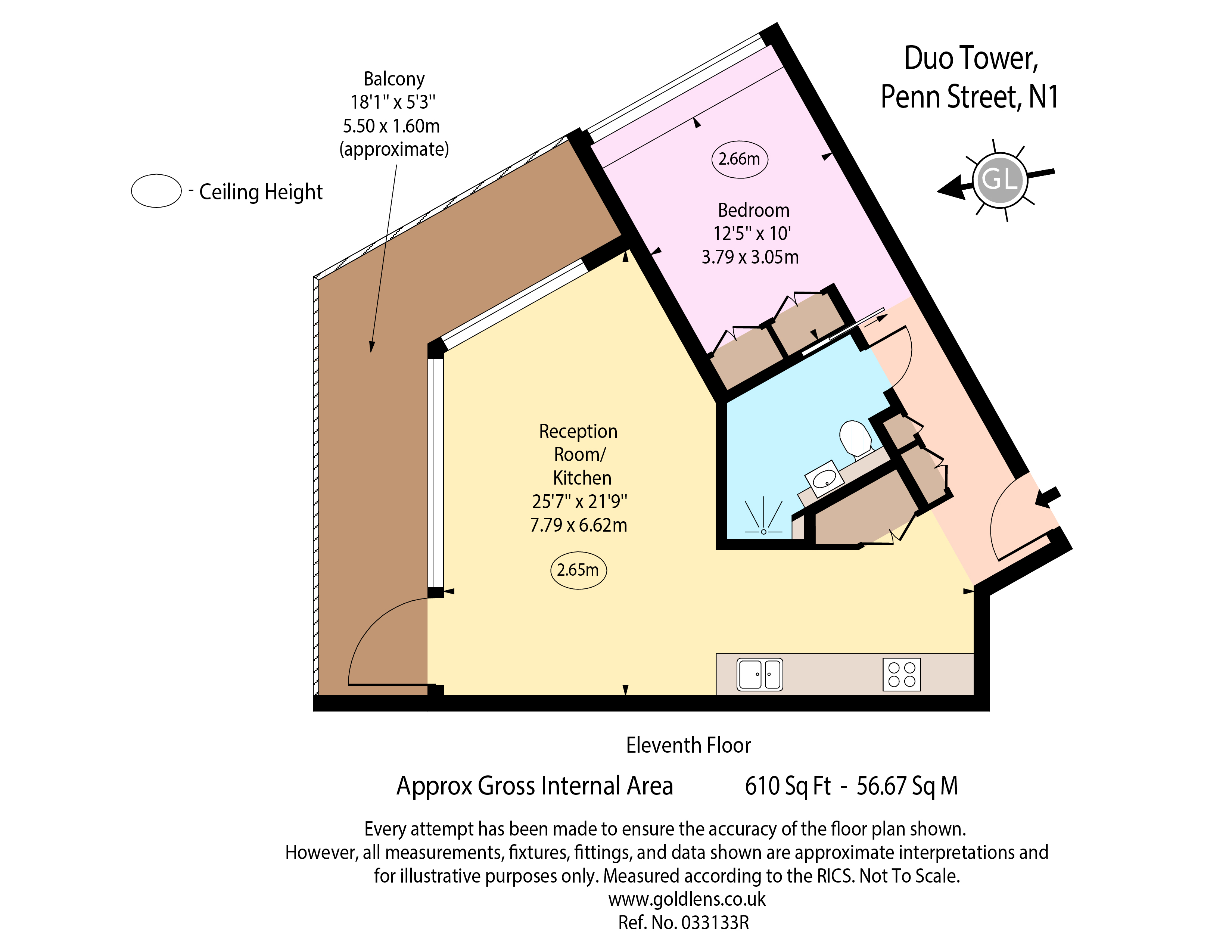 Penn Street, London floorplan
