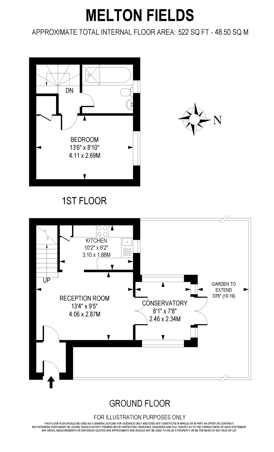 1 Bedrooms Semi-detached house for sale in Melton Fields, Epsom KT19