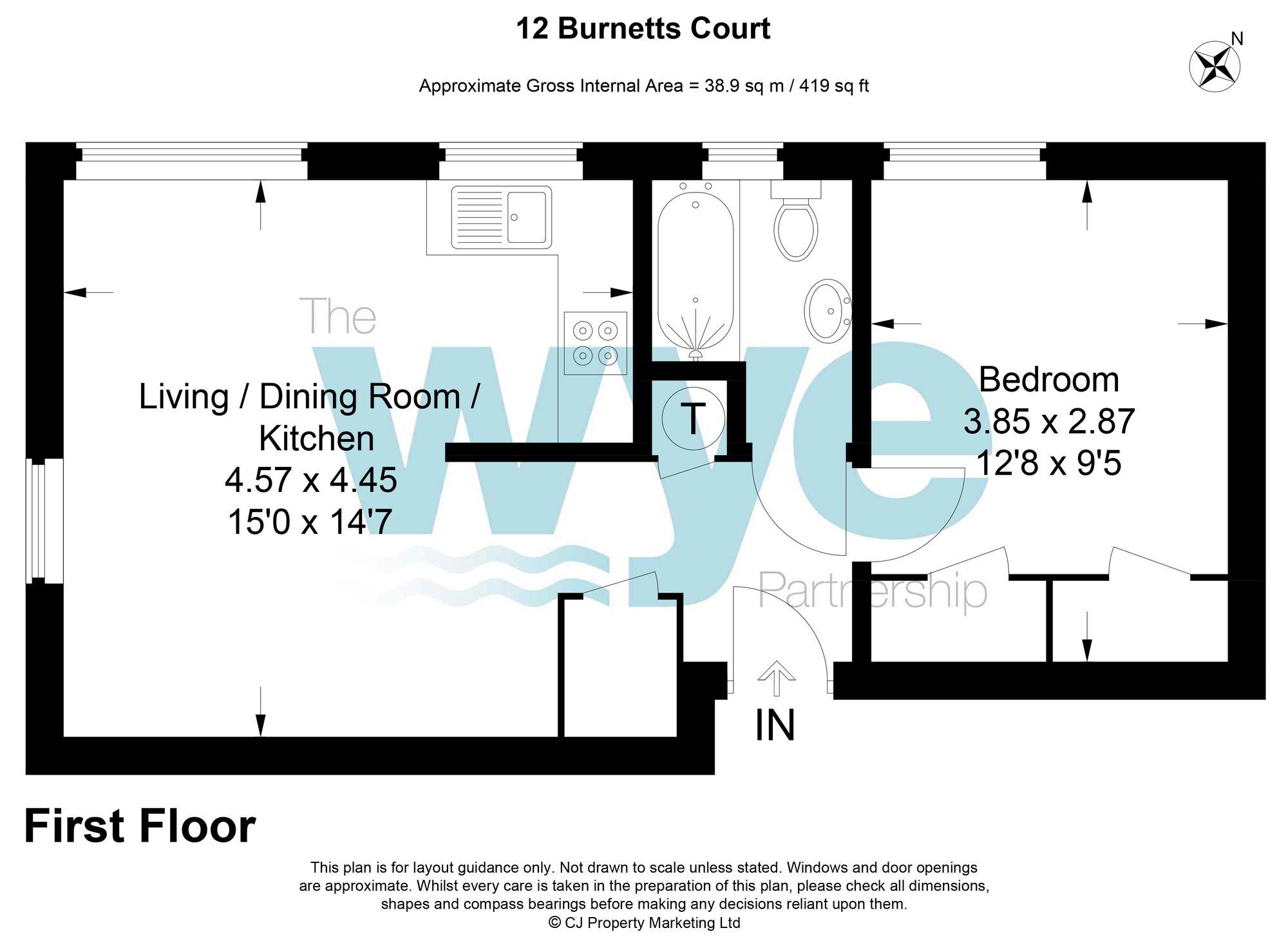 12, Burnetts Court, Prestwood, HP16 floorplan
