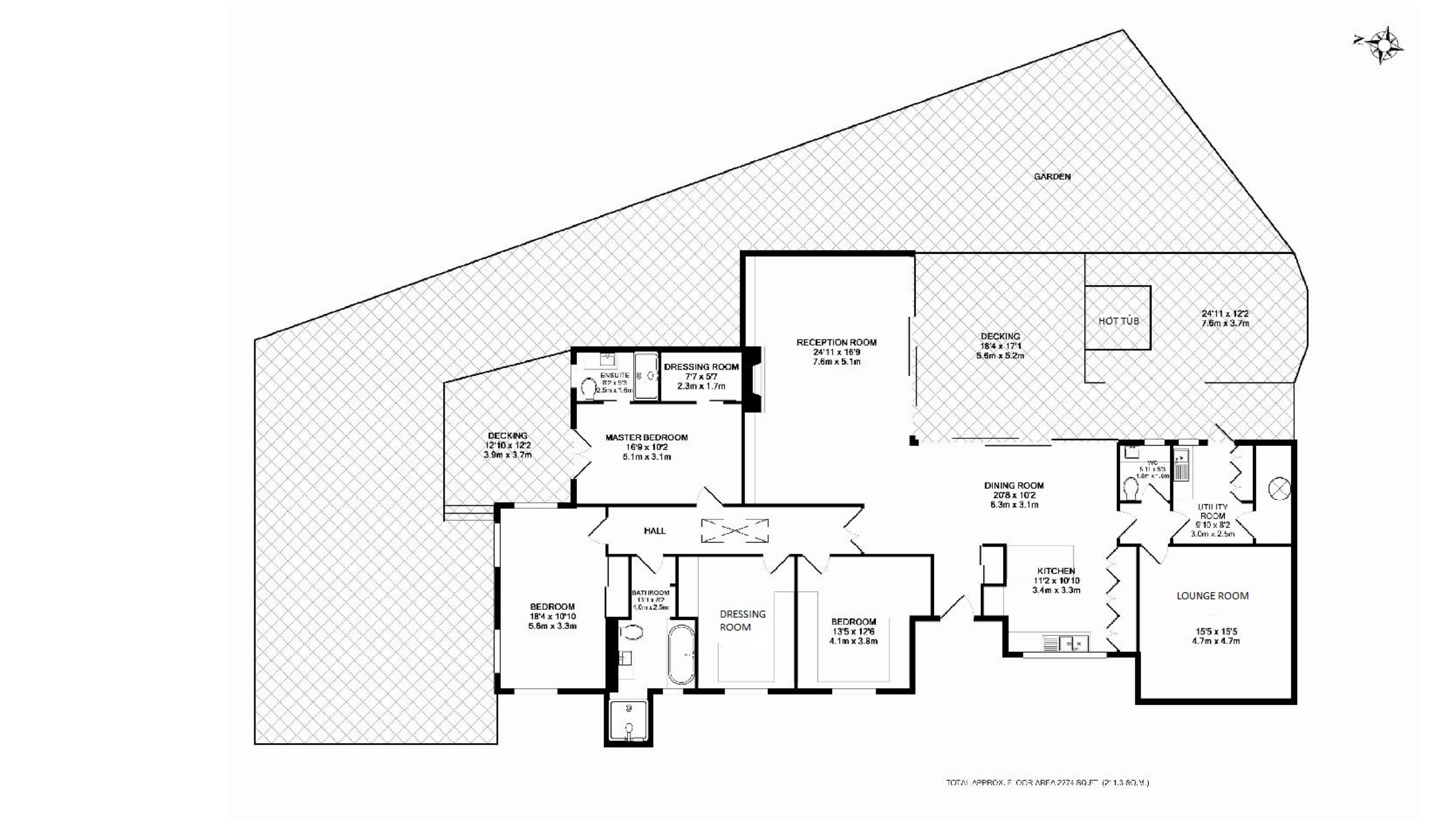 3 Bedrooms Bungalow to rent in The Drive, Brookmans Park, Hertfordshire AL9