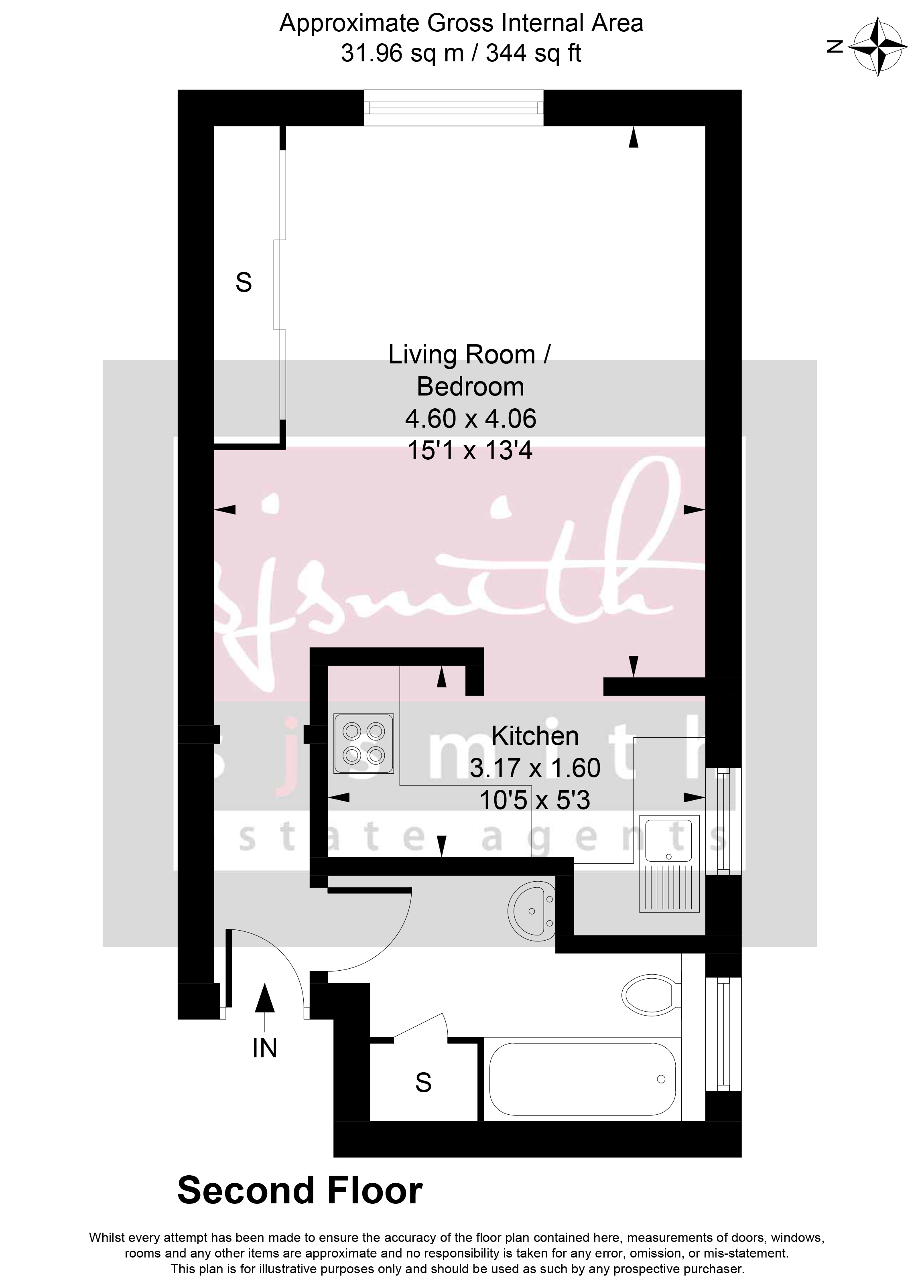 80, Seymour Way, Sunbury-on-Thames floorplan