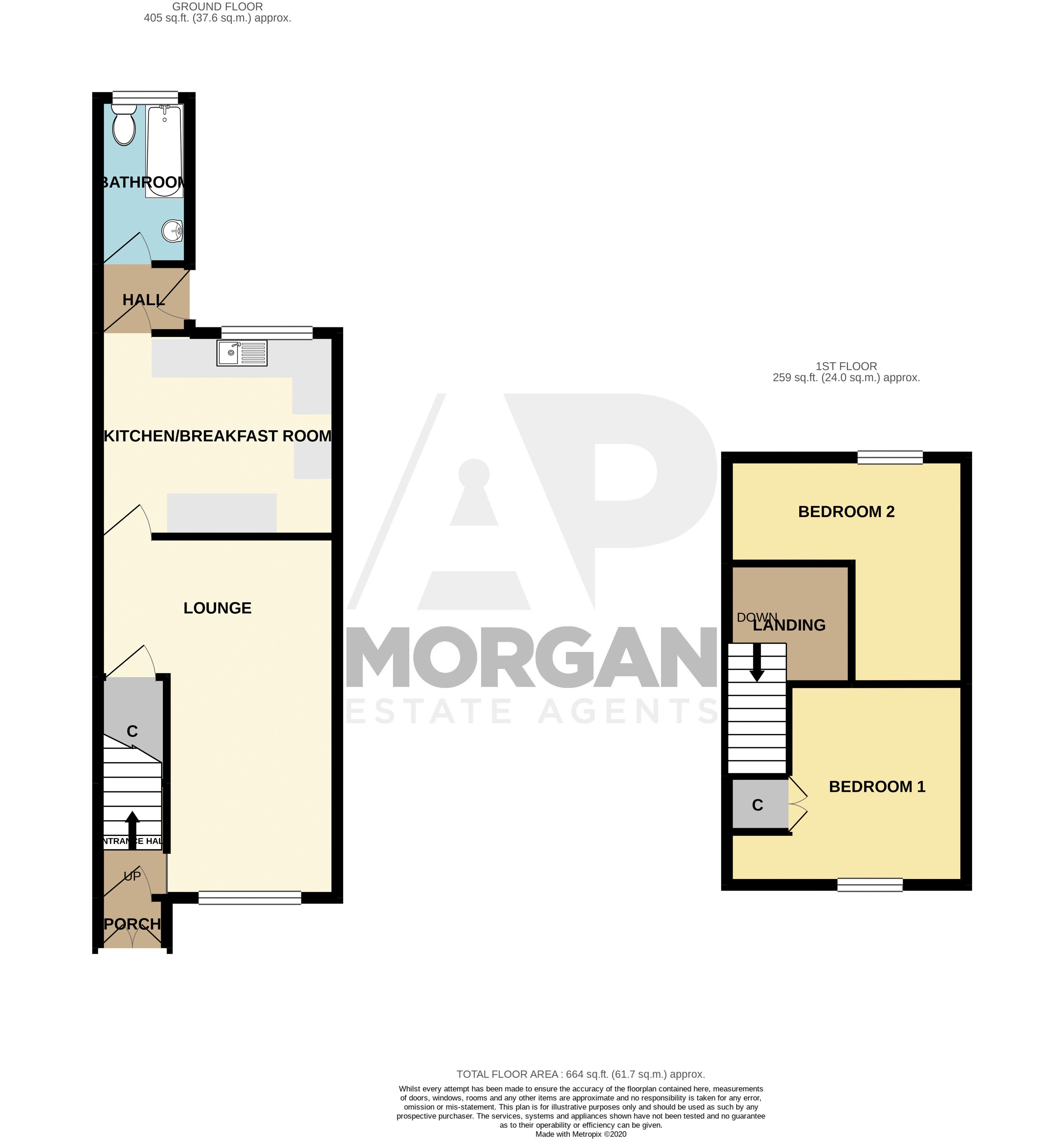 2 bed terraced house for sale in Bridgnorth Road, Wollaston