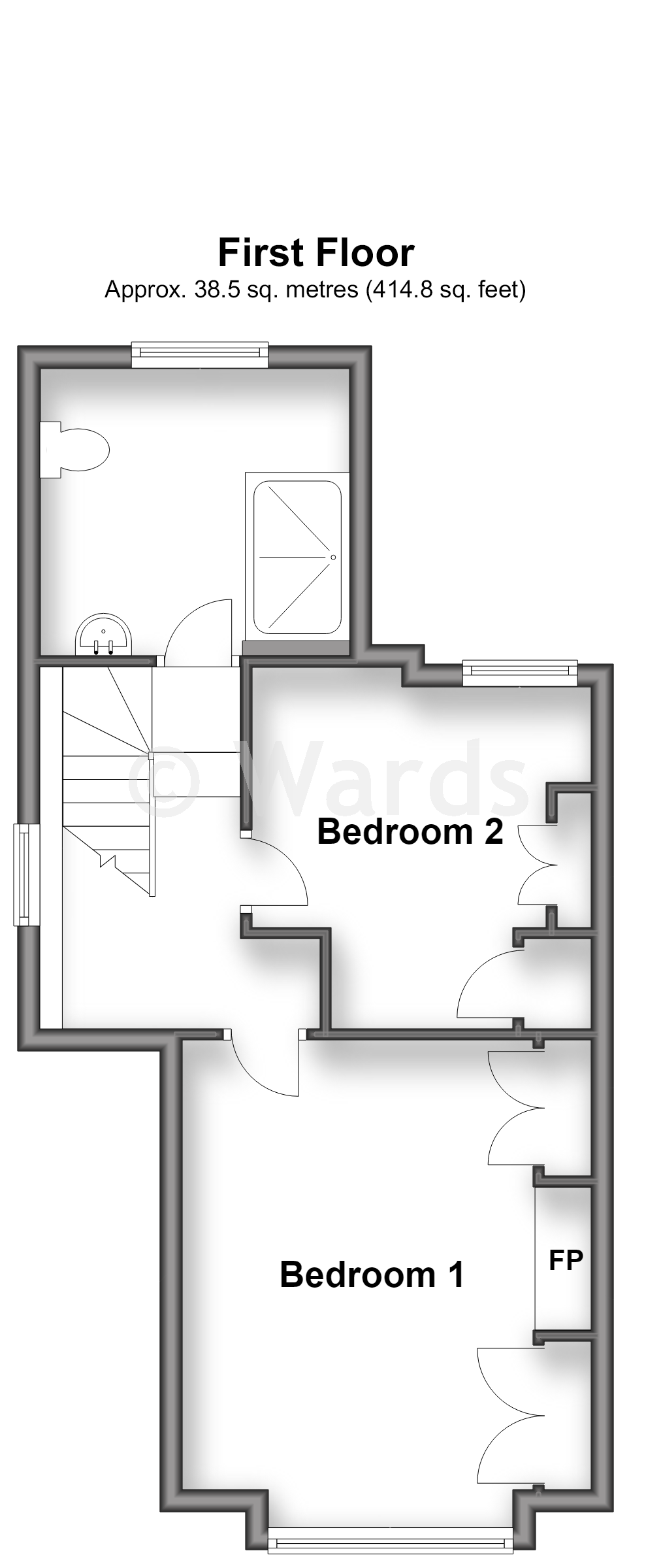 13, St. Nicholas Road, Littlestone floorplan