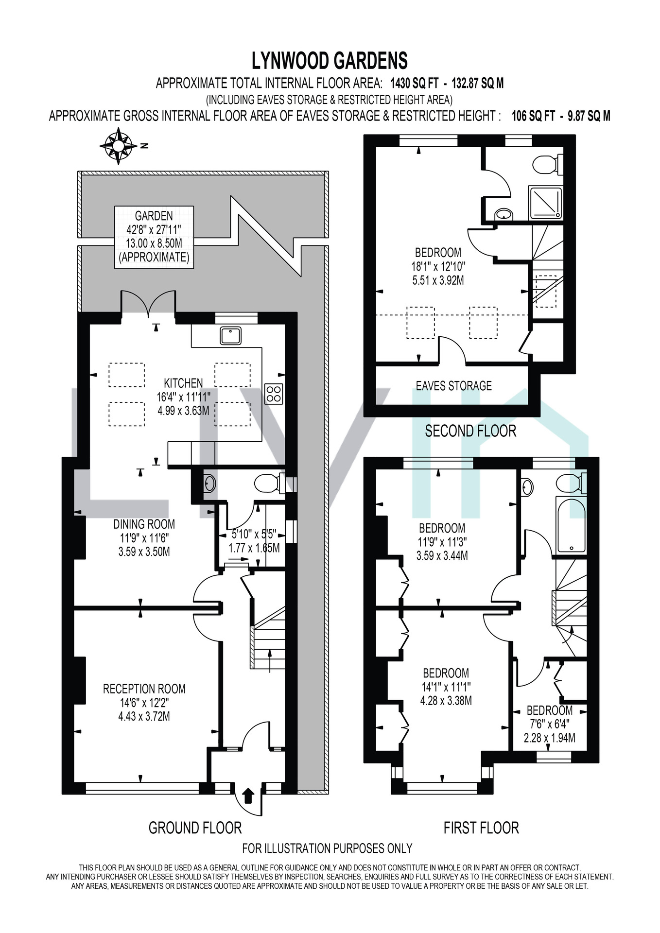 62 Lynwood Gardens, Croydon floorplan