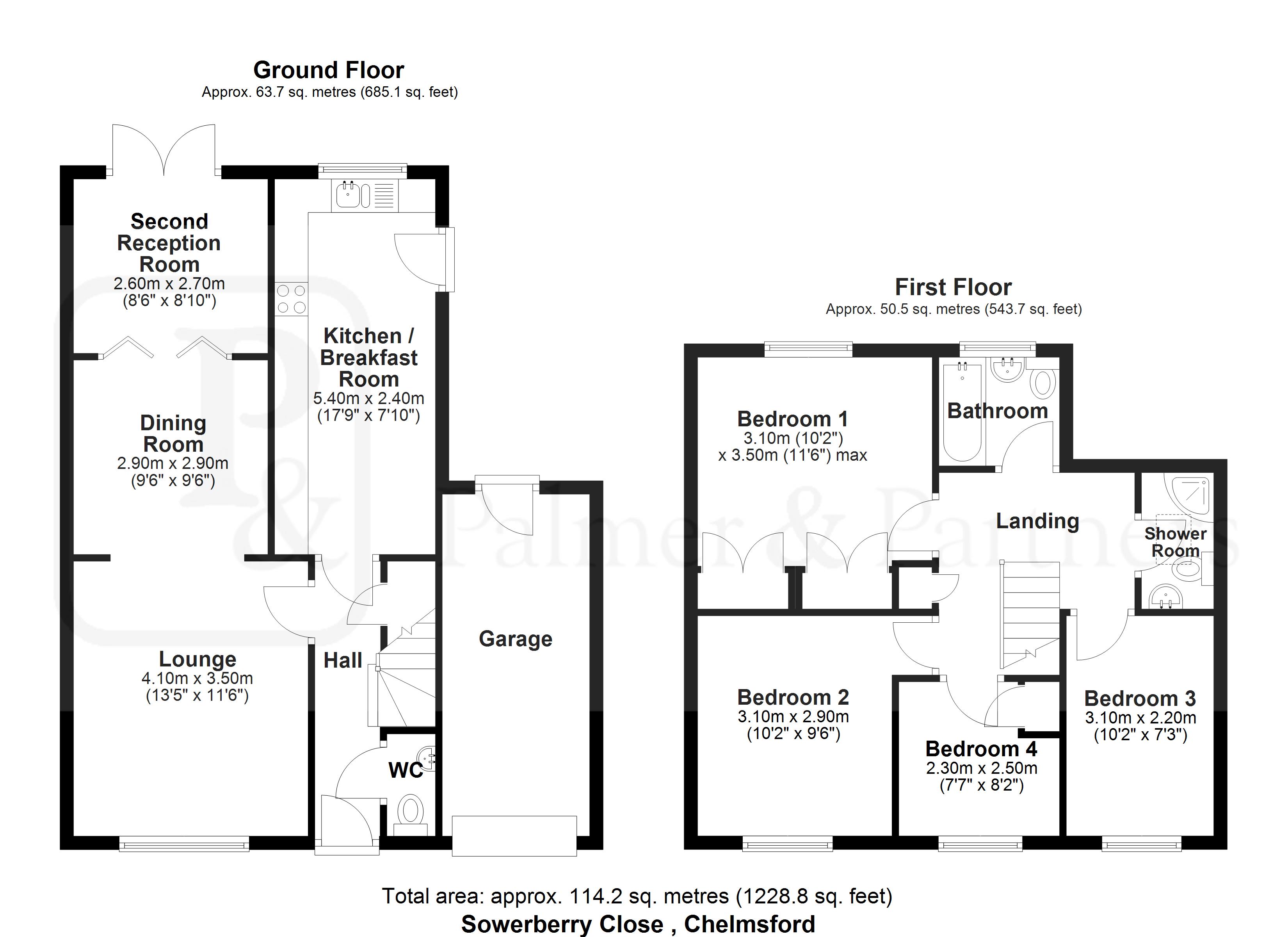 34, Sowerberry Close, Essex floorplan