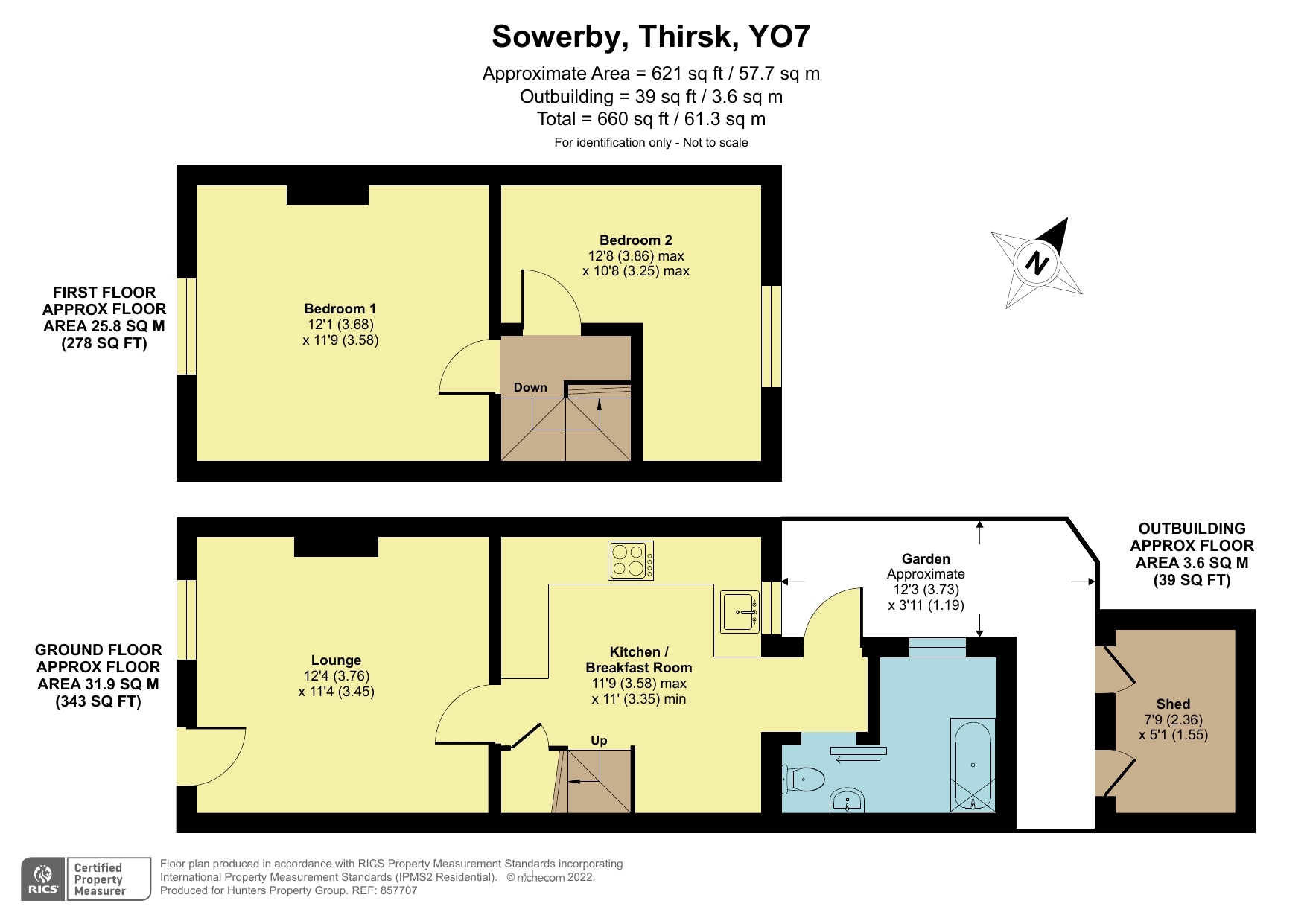 Front Street, Sowerby, Thirsk, North Yorkshire YO7, 2 bedroom cottage