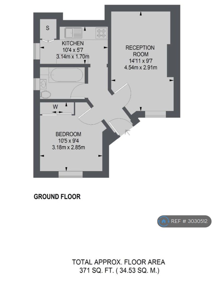 Oakfield Court Kings Avenue, London floorplan