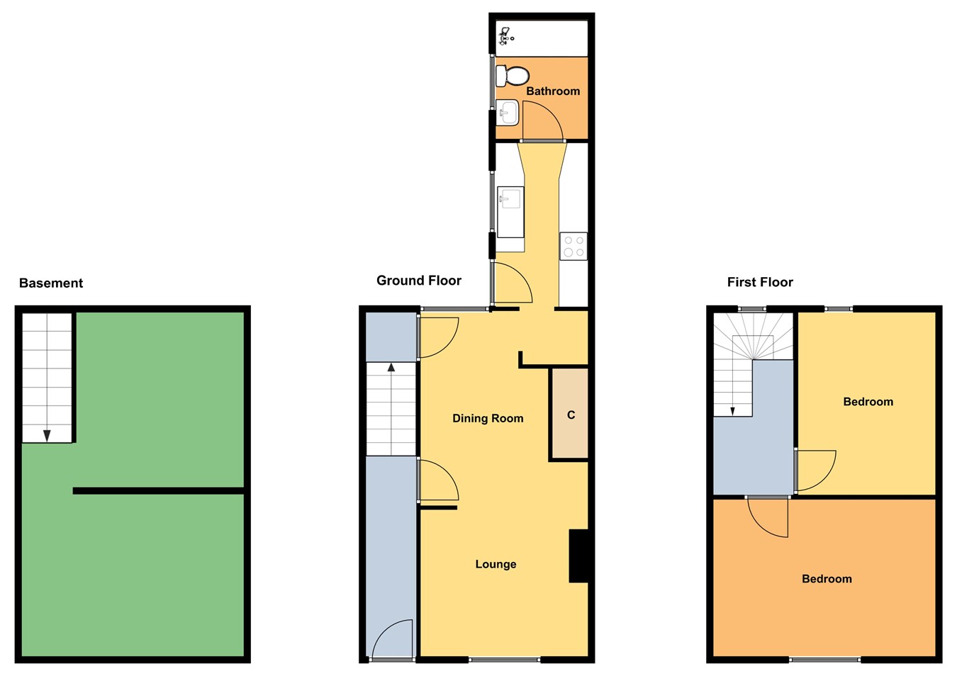 Regent Street, Currock, Carlisle CA2, 2 bedroom terraced house for sale