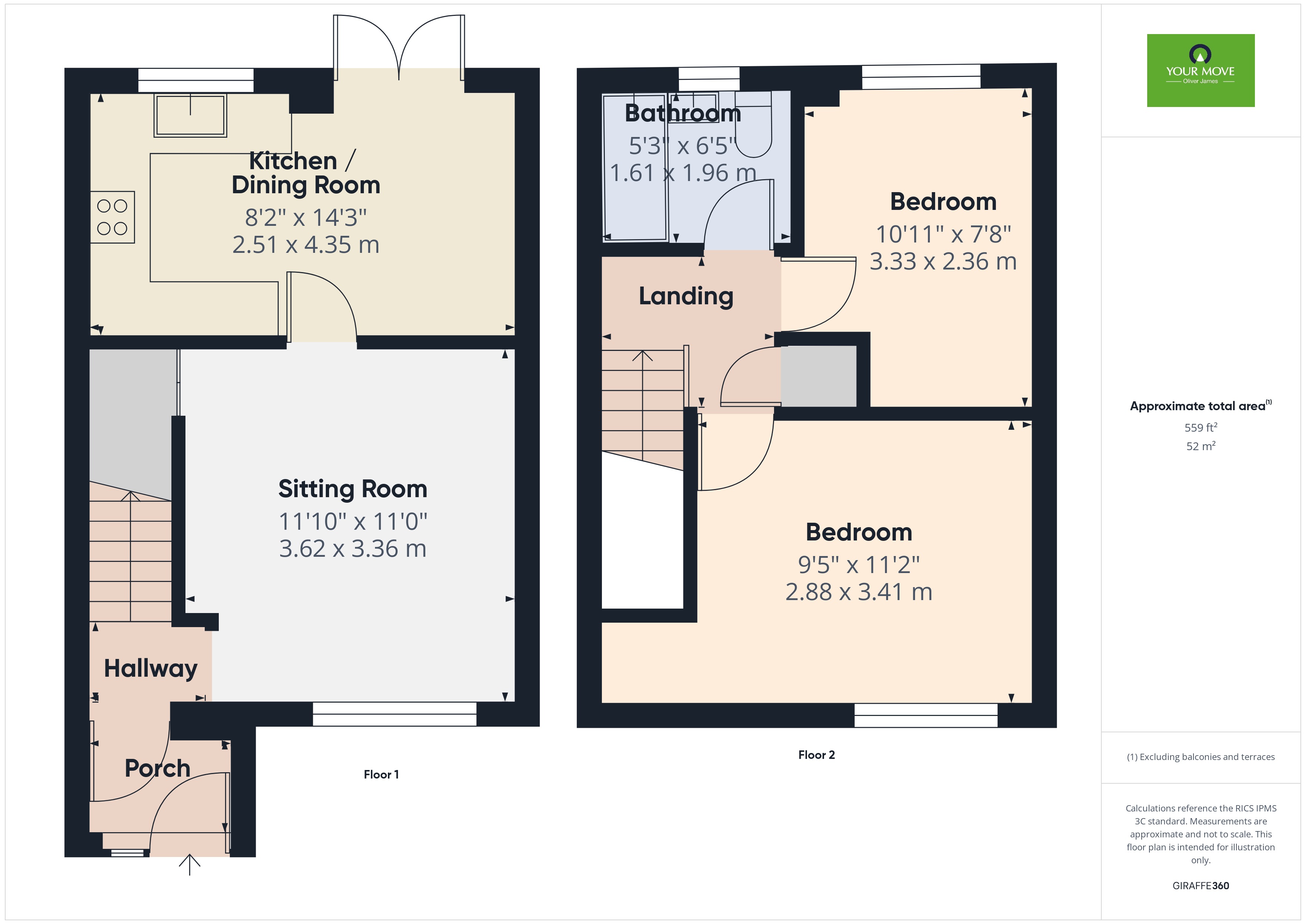 19, Coxs Close, Suffolk floorplan