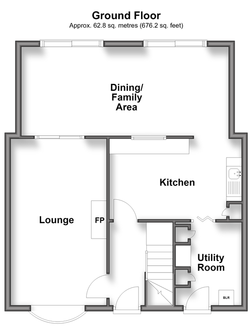 Churchill Avenue Walmer, Deal floorplan