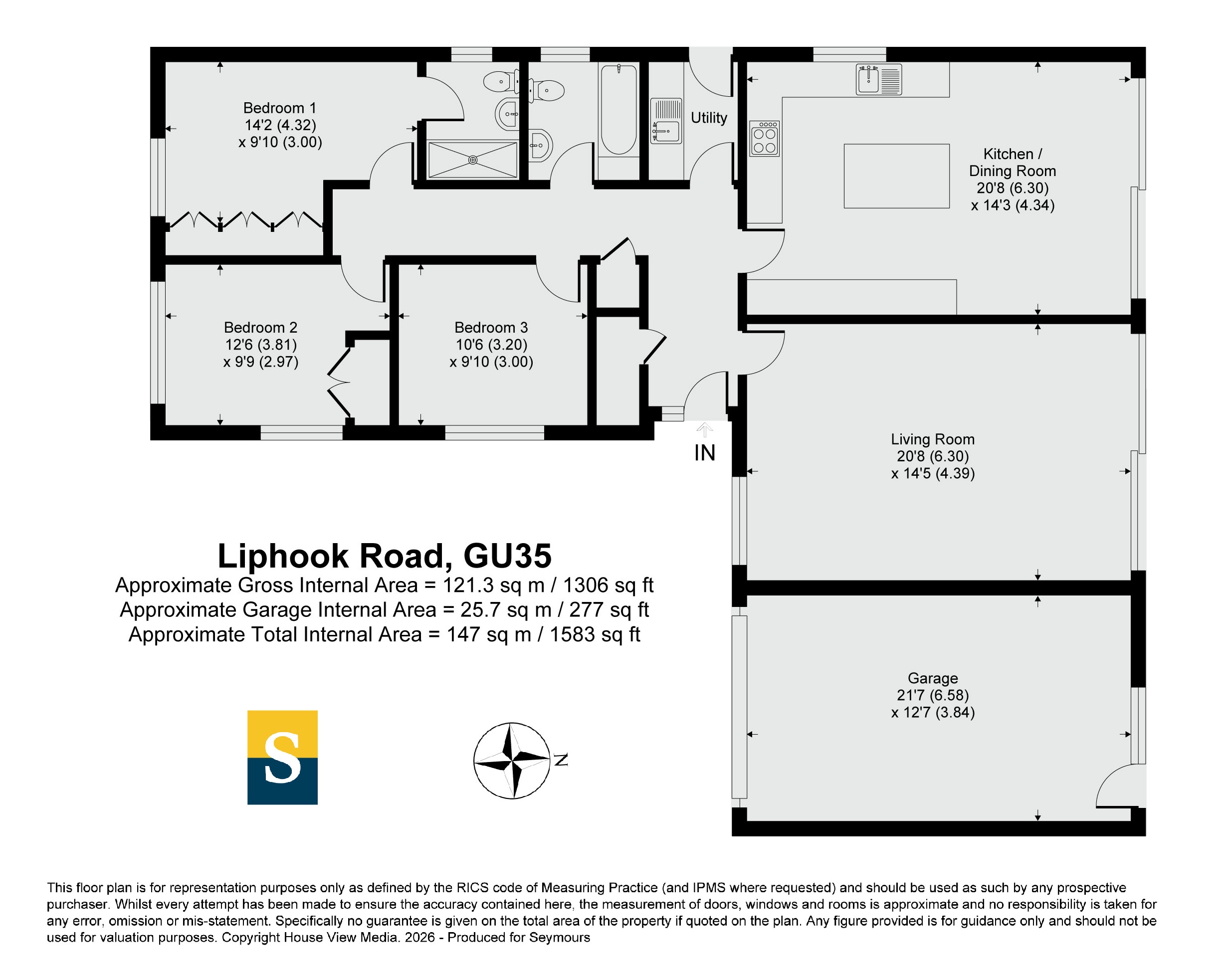 Wrendale, 73, Liphook Road, Bordon floorplan