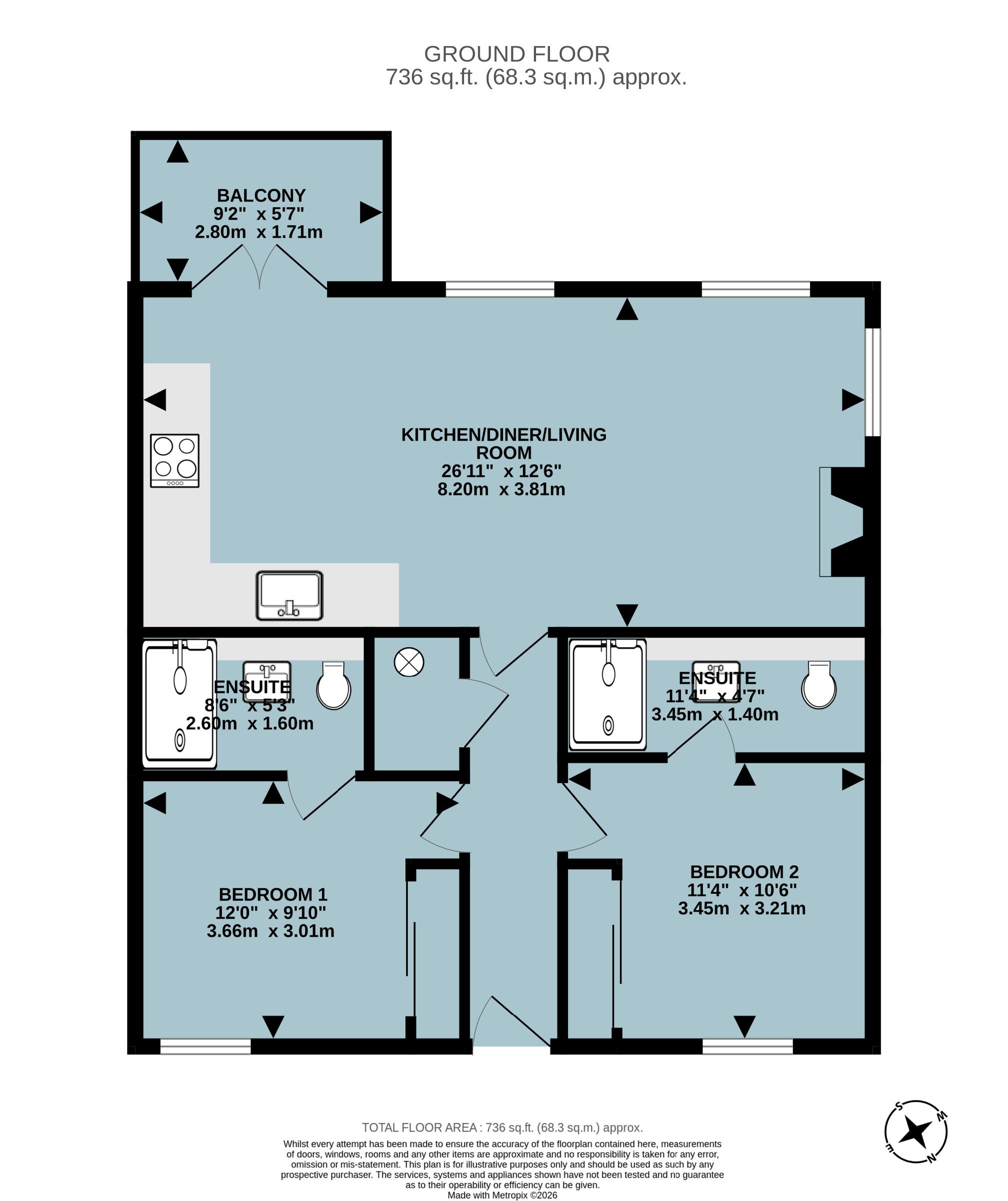 Clifftop Point, 18 Tors Park Estate, Lynmouth floorplan