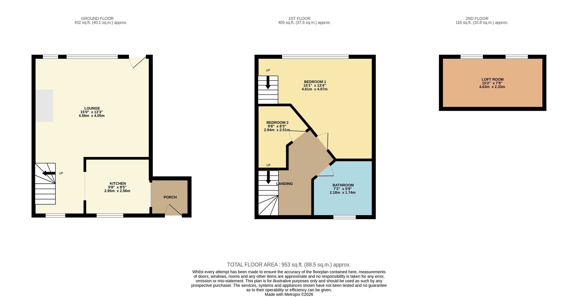 6 Pollards Lane, Bury floorplan