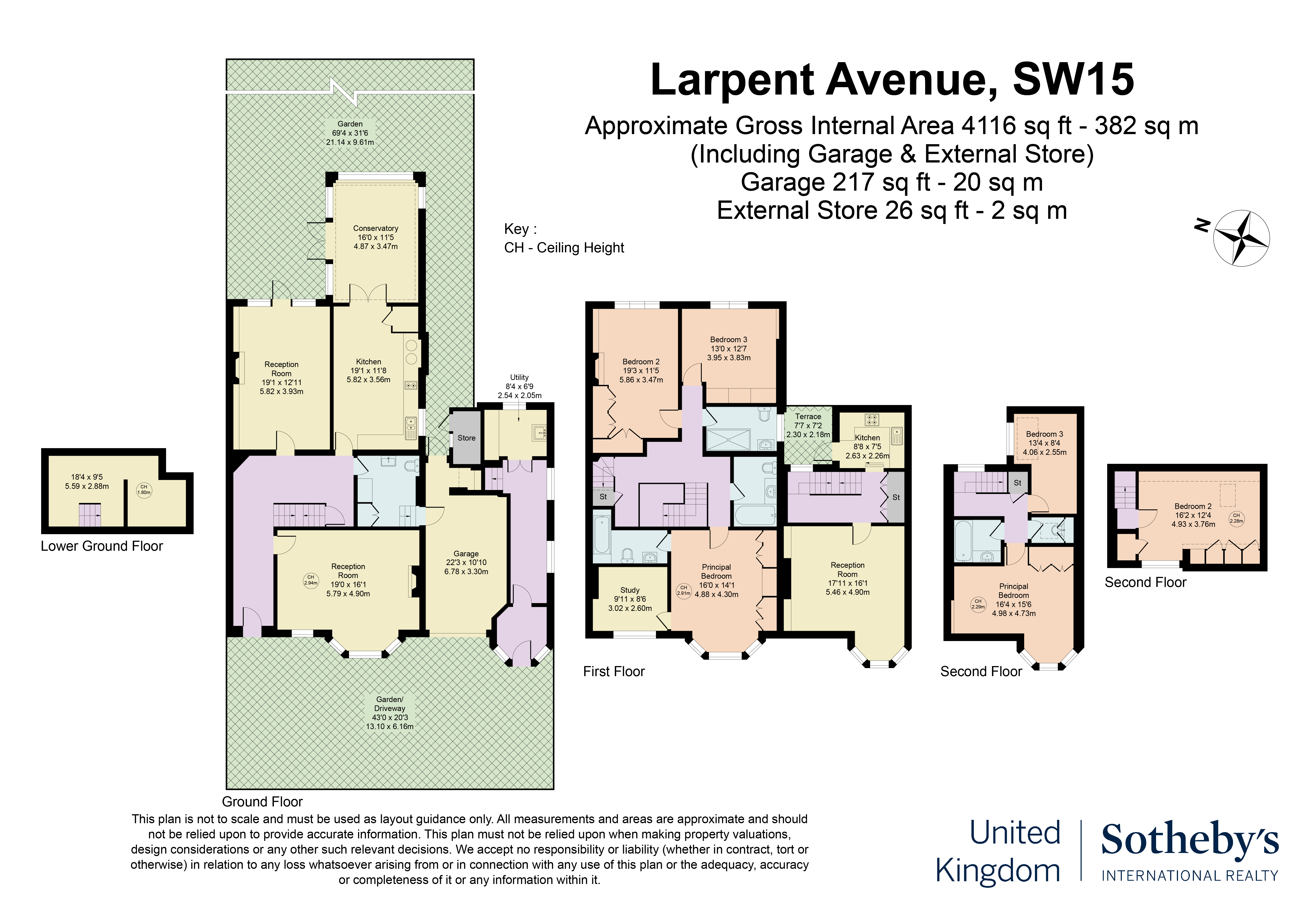 Larpent, Larpent Avenue, London floorplan