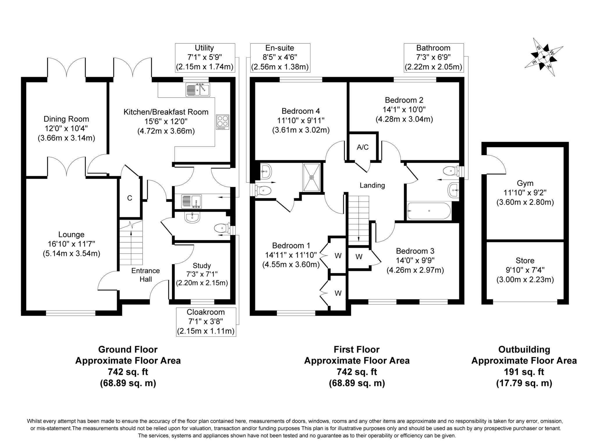 9, Willow Close, Norwich floorplan