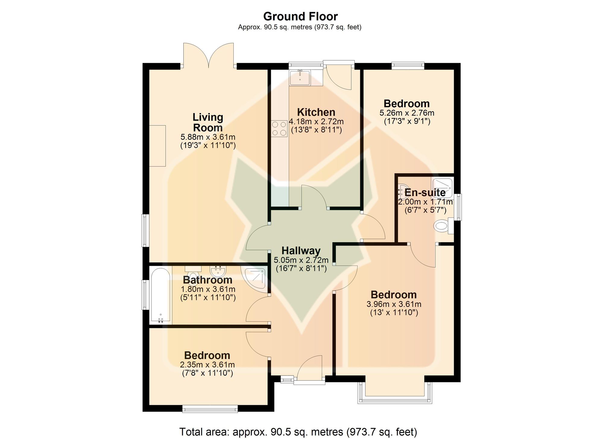 2 Hawthorn Croft, Doncaster floorplan