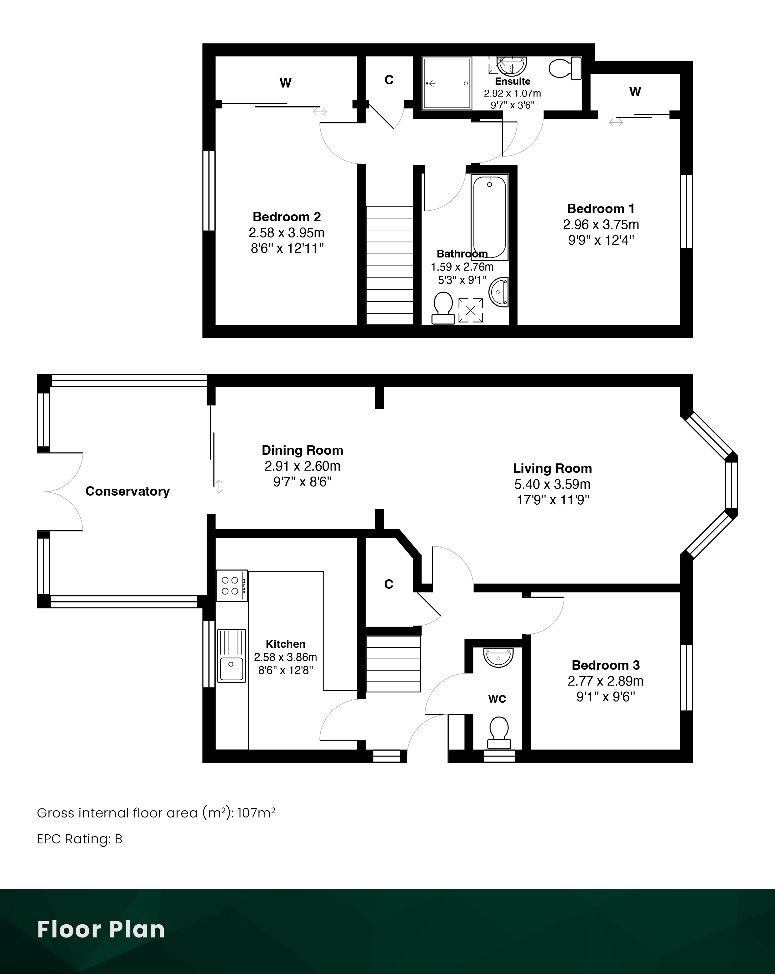 Kirklands Park Crescent, Edinburgh floorplan
