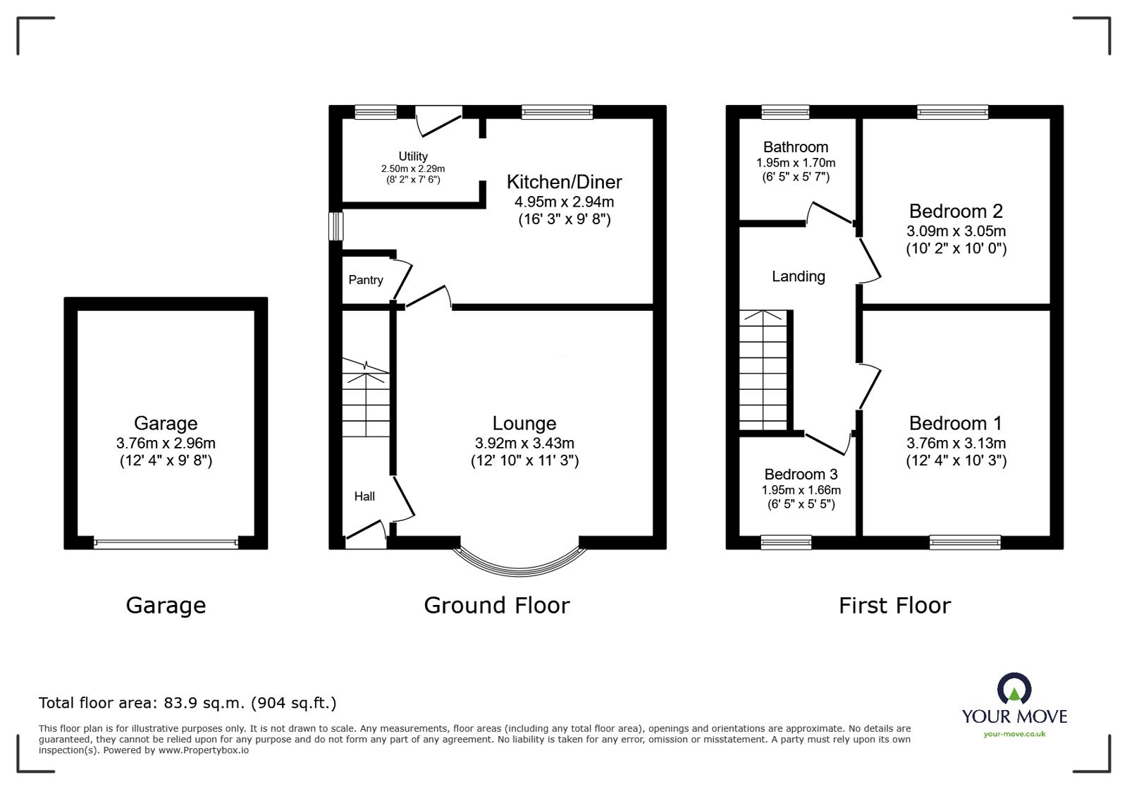 59, Jepson Road, Sheffield floorplan
