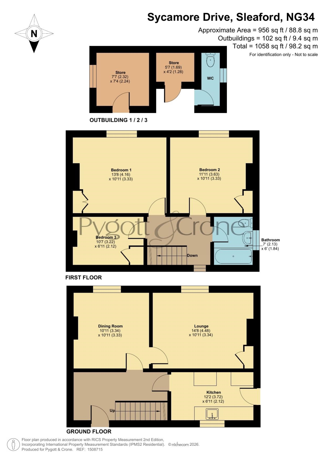 19, Sycamore Drive, Sleaford floorplan