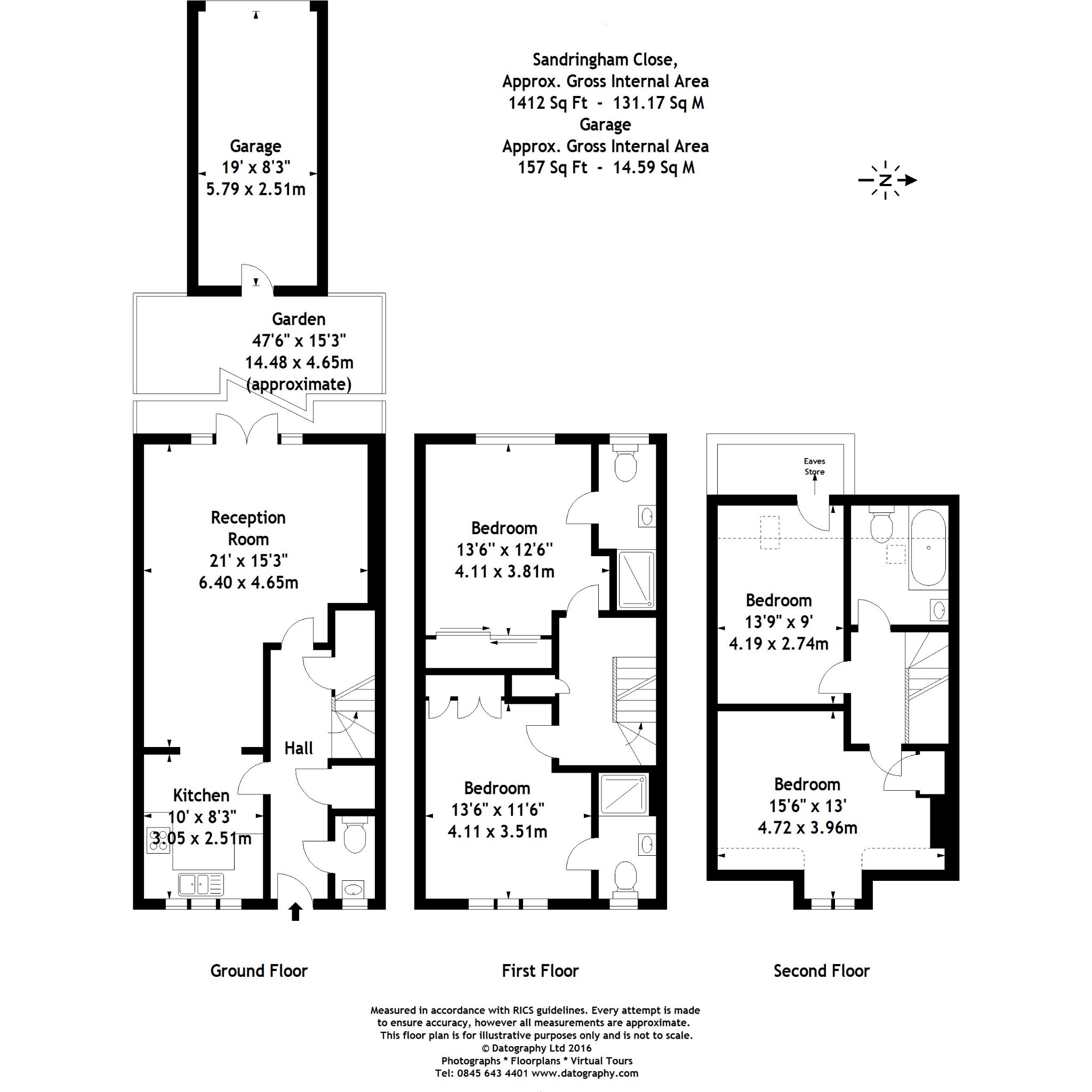 4 Bedrooms Terraced house to rent in Sandringham Close, Borehamwood WD6