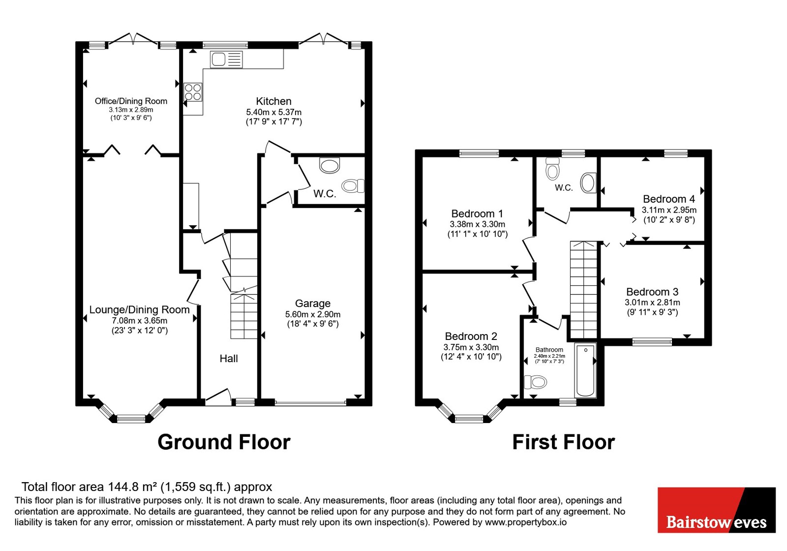 Oxford Avenue, Essex floorplan