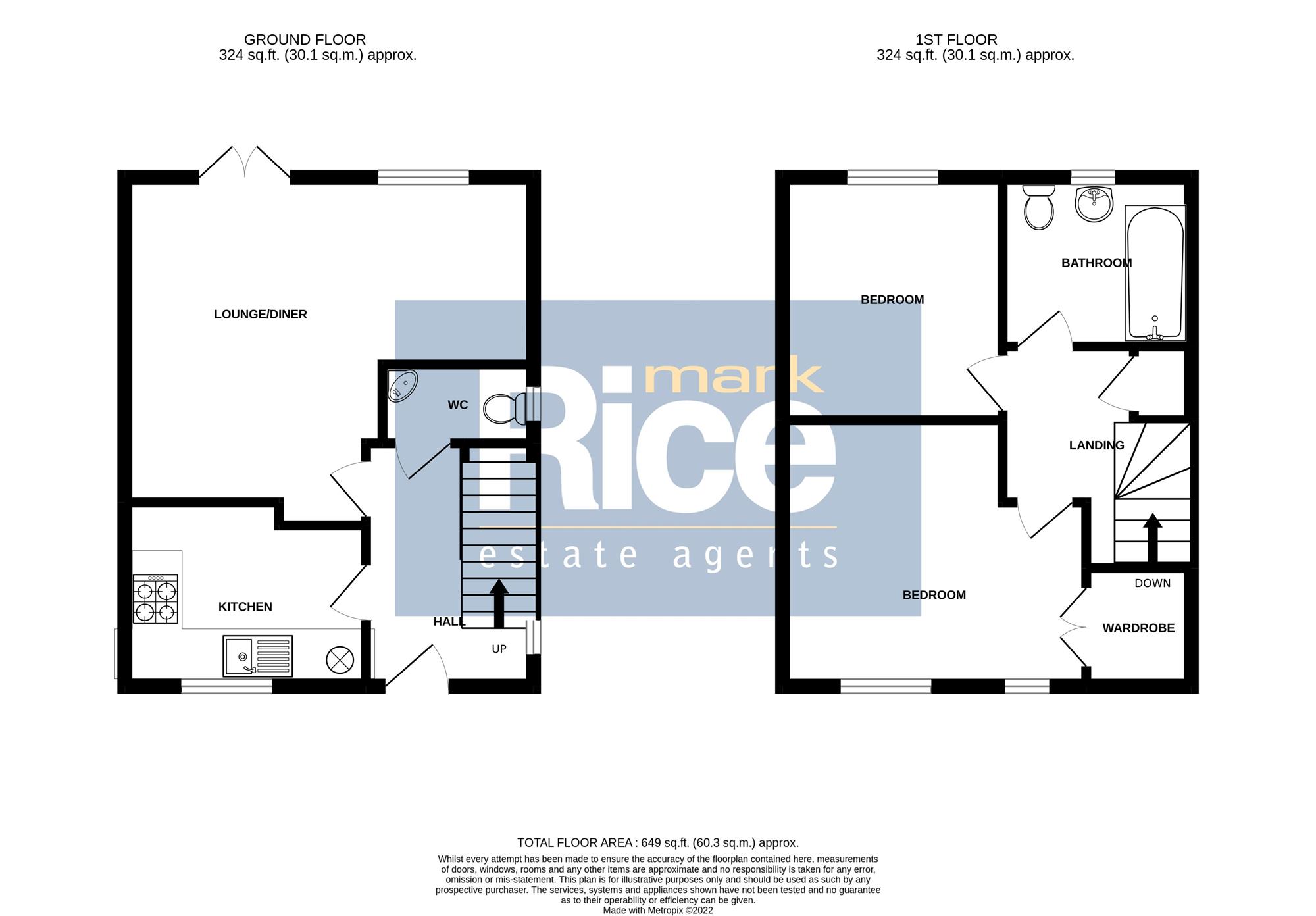 Bramling Way, Sleaford NG34, 2 bedroom end terrace house for sale