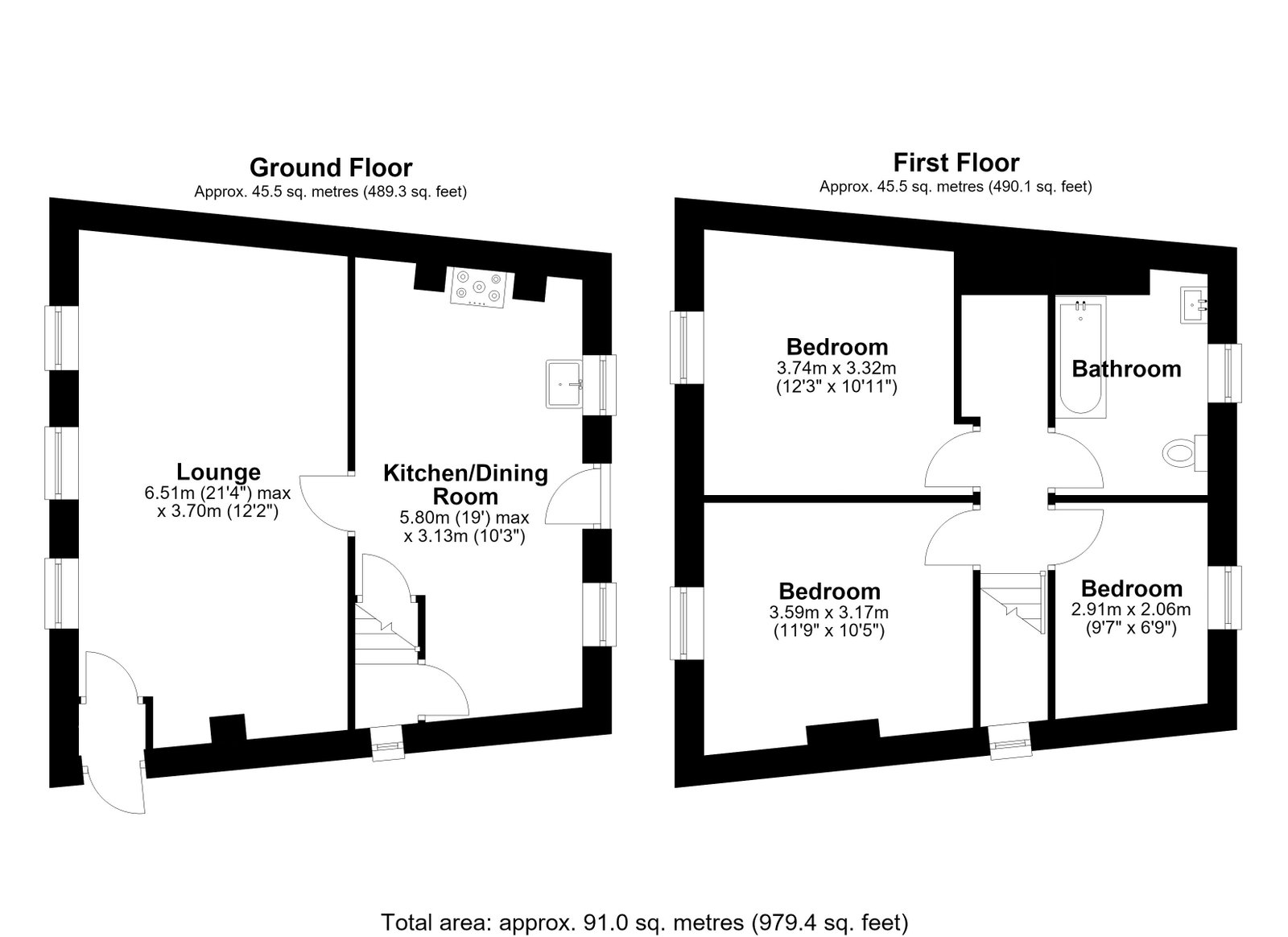 Albion House, Alkerton, Stonehouse floorplan