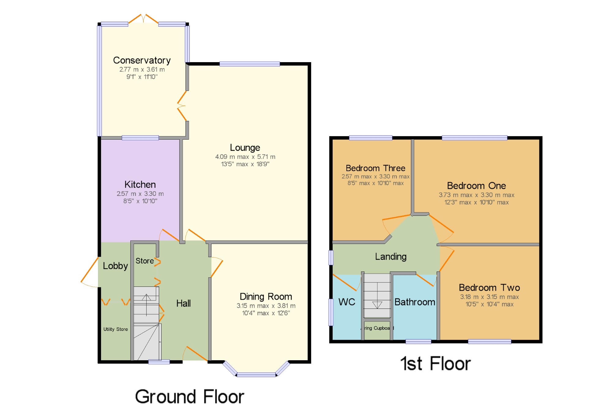 3 Bedrooms Semi-detached house for sale in The Crescent, Newcastle, Staffordshire ST5