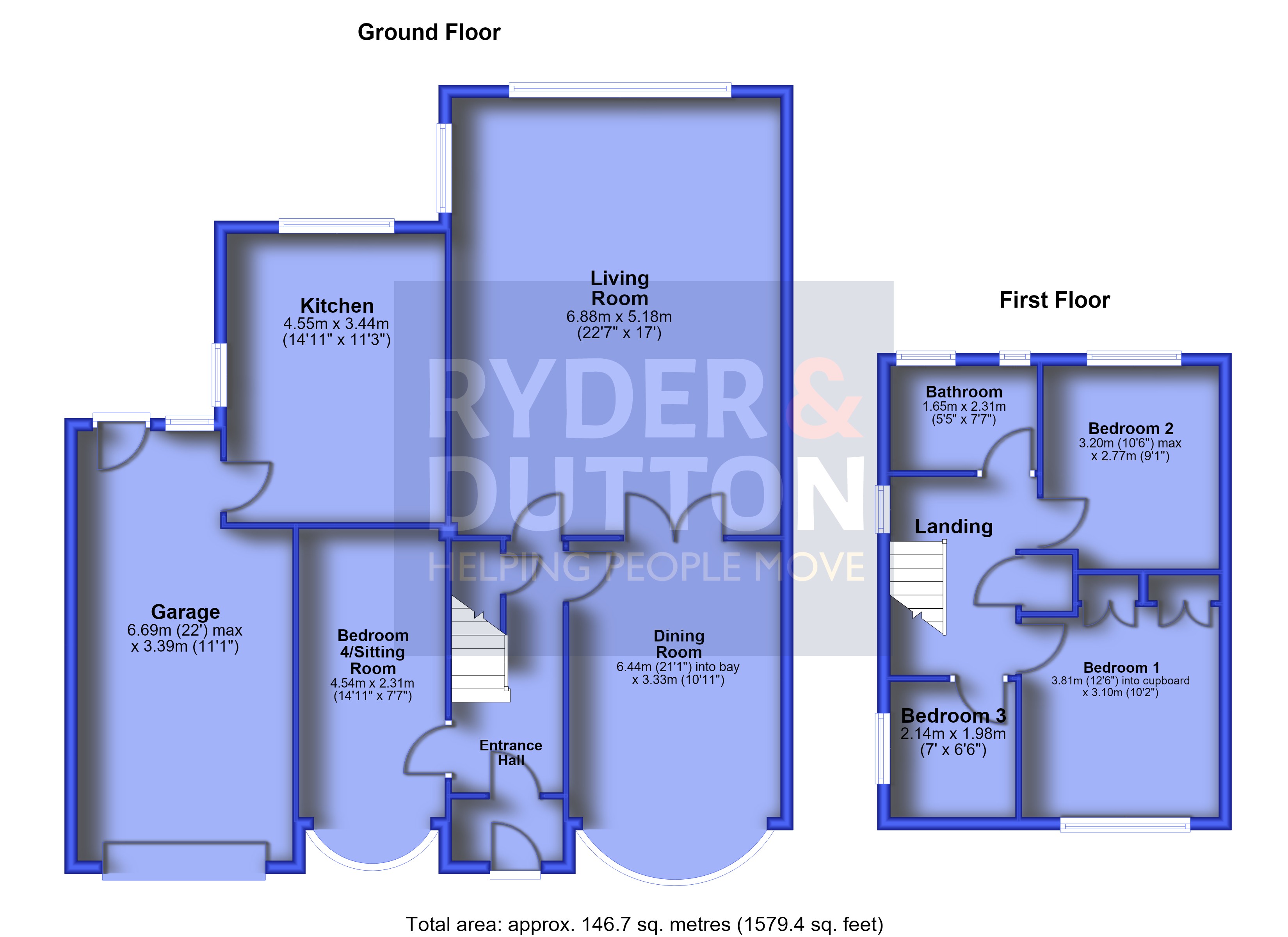Warwick Road, Manchester floorplan