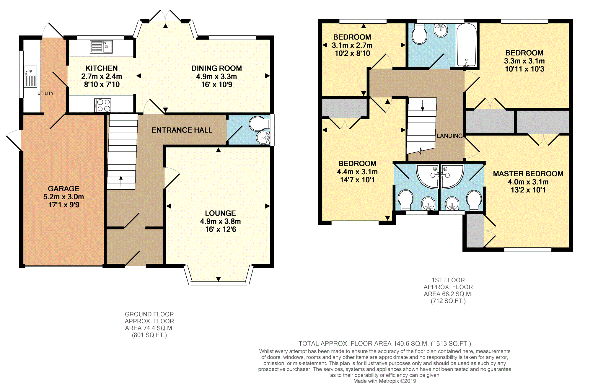 4 Bedrooms Detached house for sale in Alderson Drive, Stretton, Burton-On-Trent DE13