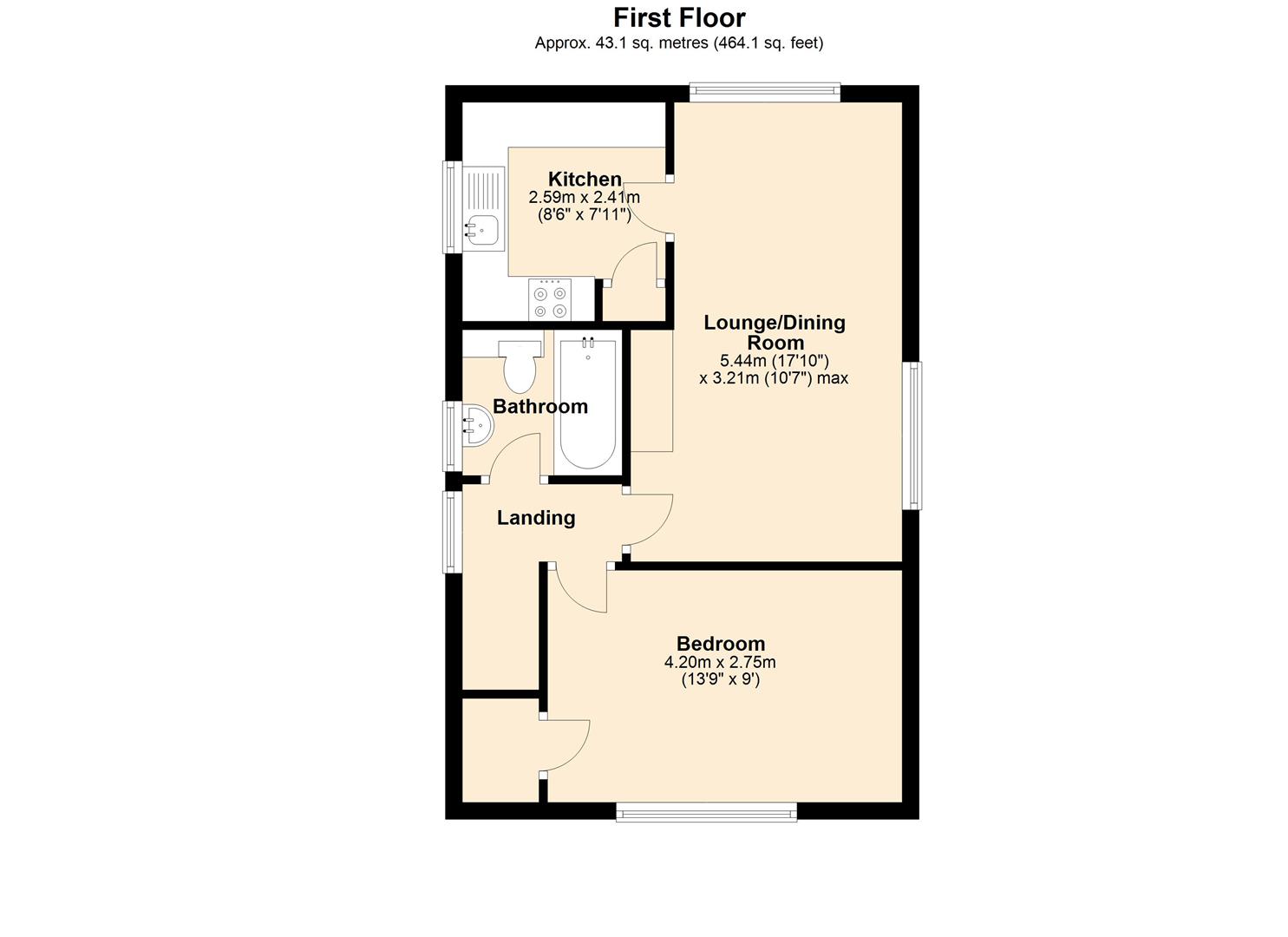 12, Skerries Road, Plymouth floorplan