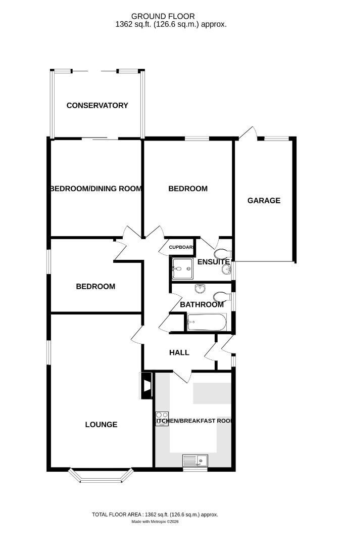 Robins, Cannons Lane, Bishop's Stortford floorplan