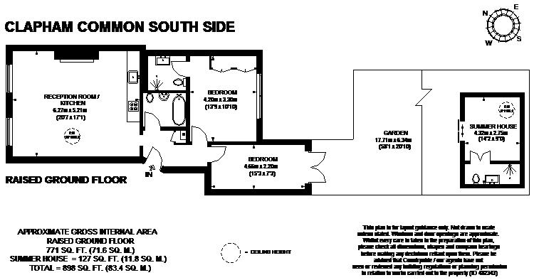 3 Bedrooms Flat to rent in Clapham Common South Side, London SW4