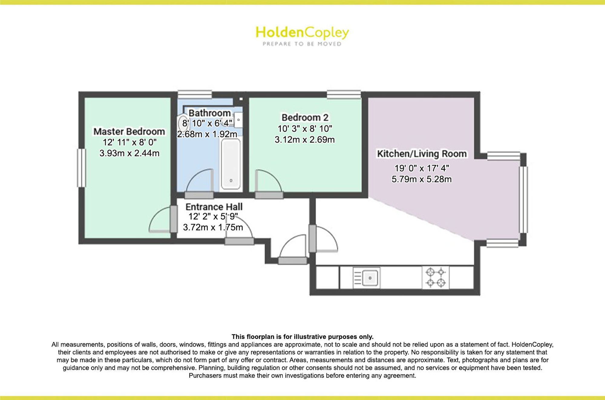 Flat 2, 23 Second Avenue, Nottingham floorplan