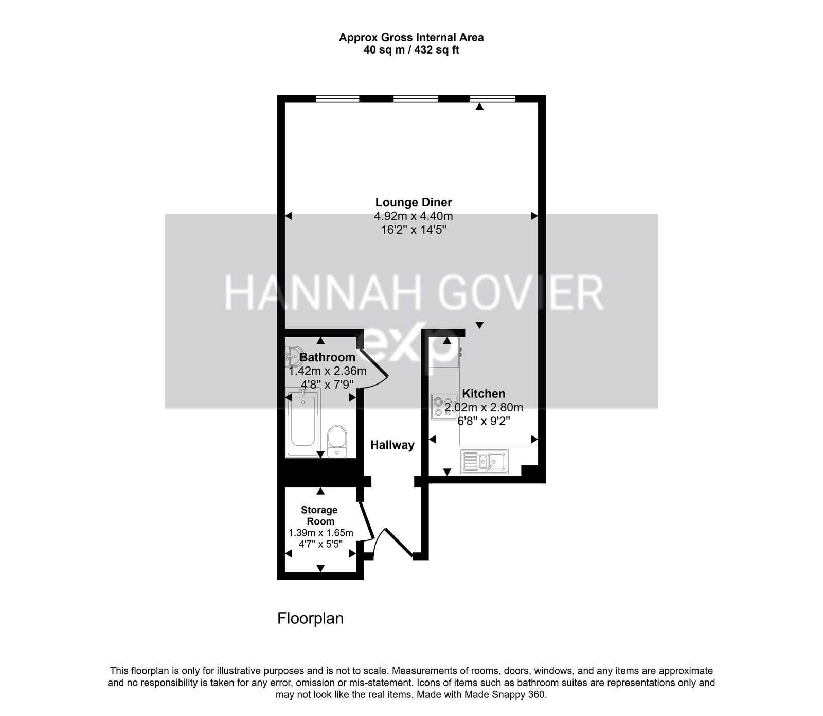 Castle Buildings, 32,Apartment 211, Castle Street, Swansea floorplan