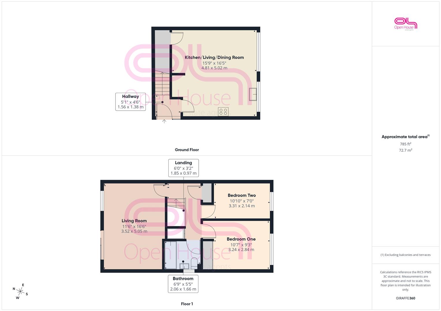 3, Anderson Close, Newhaven floorplan