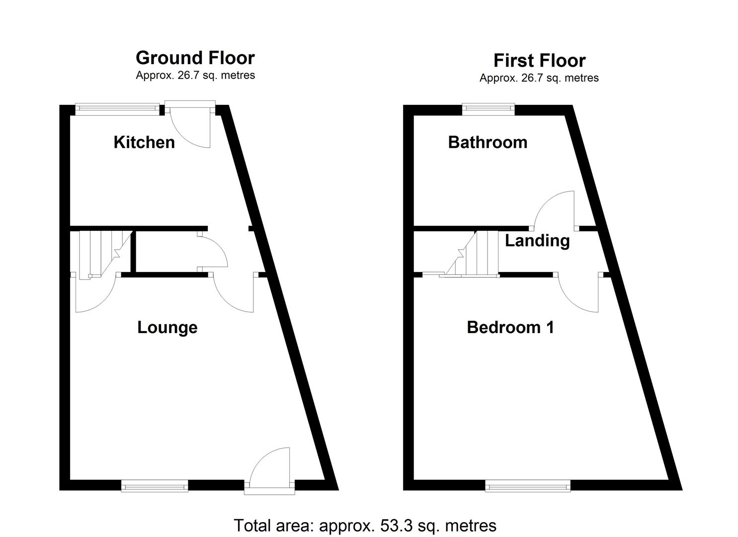 12, Brighton Street, Wakefield floorplan