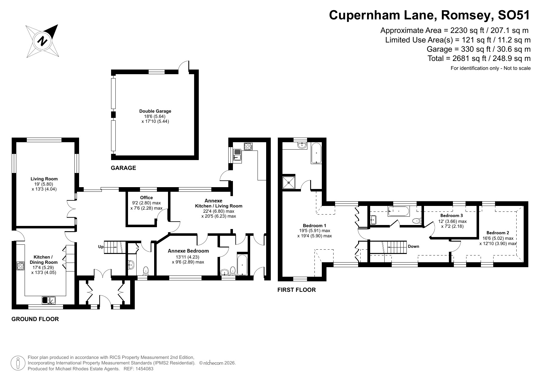67, Cupernham Lane, Hampshire floorplan