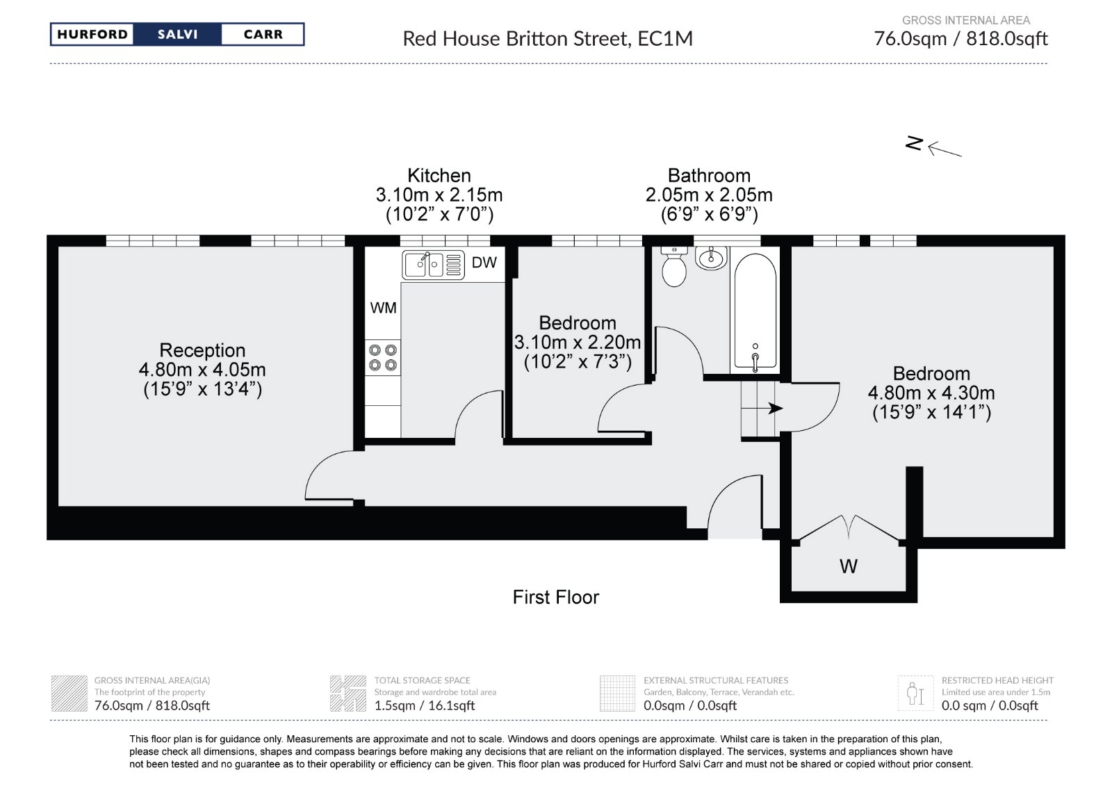 21 The Red House,, Britton Street, London floorplan