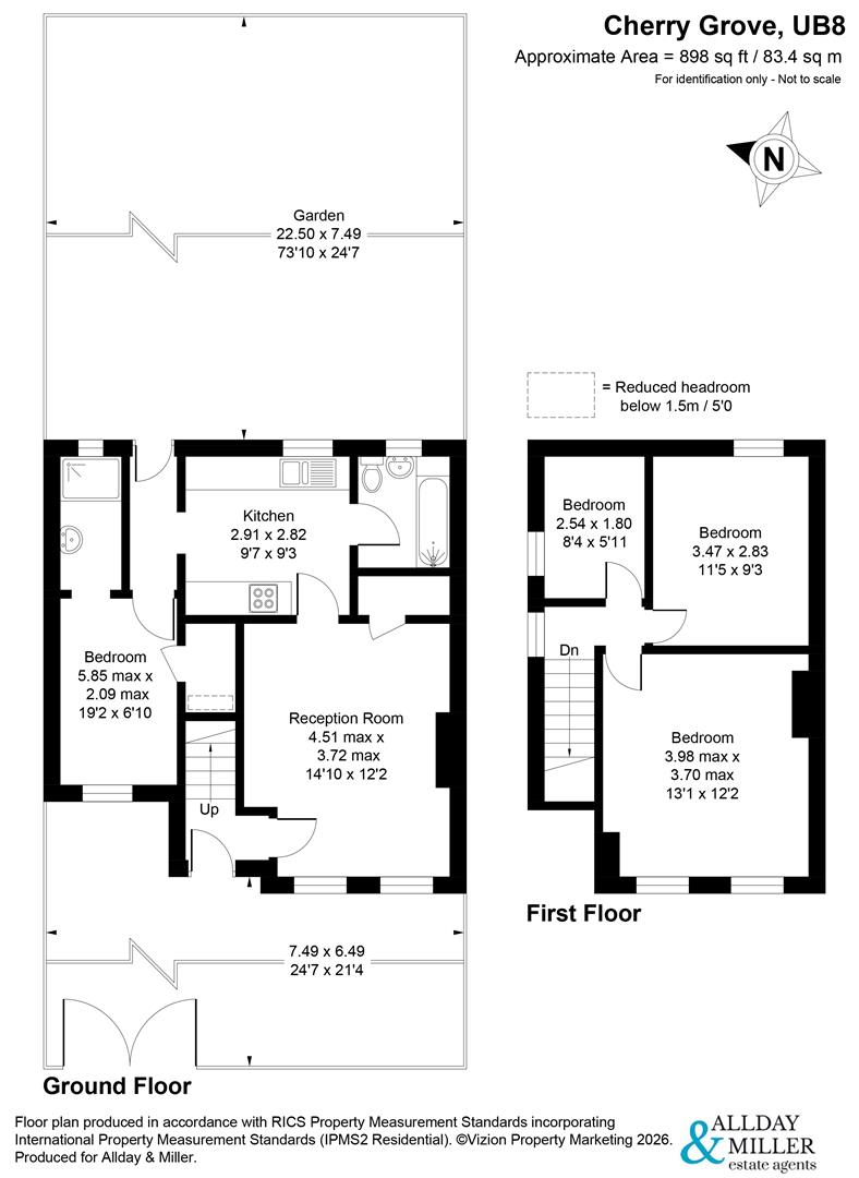 16, Cherry Grove, Uxbridge floorplan