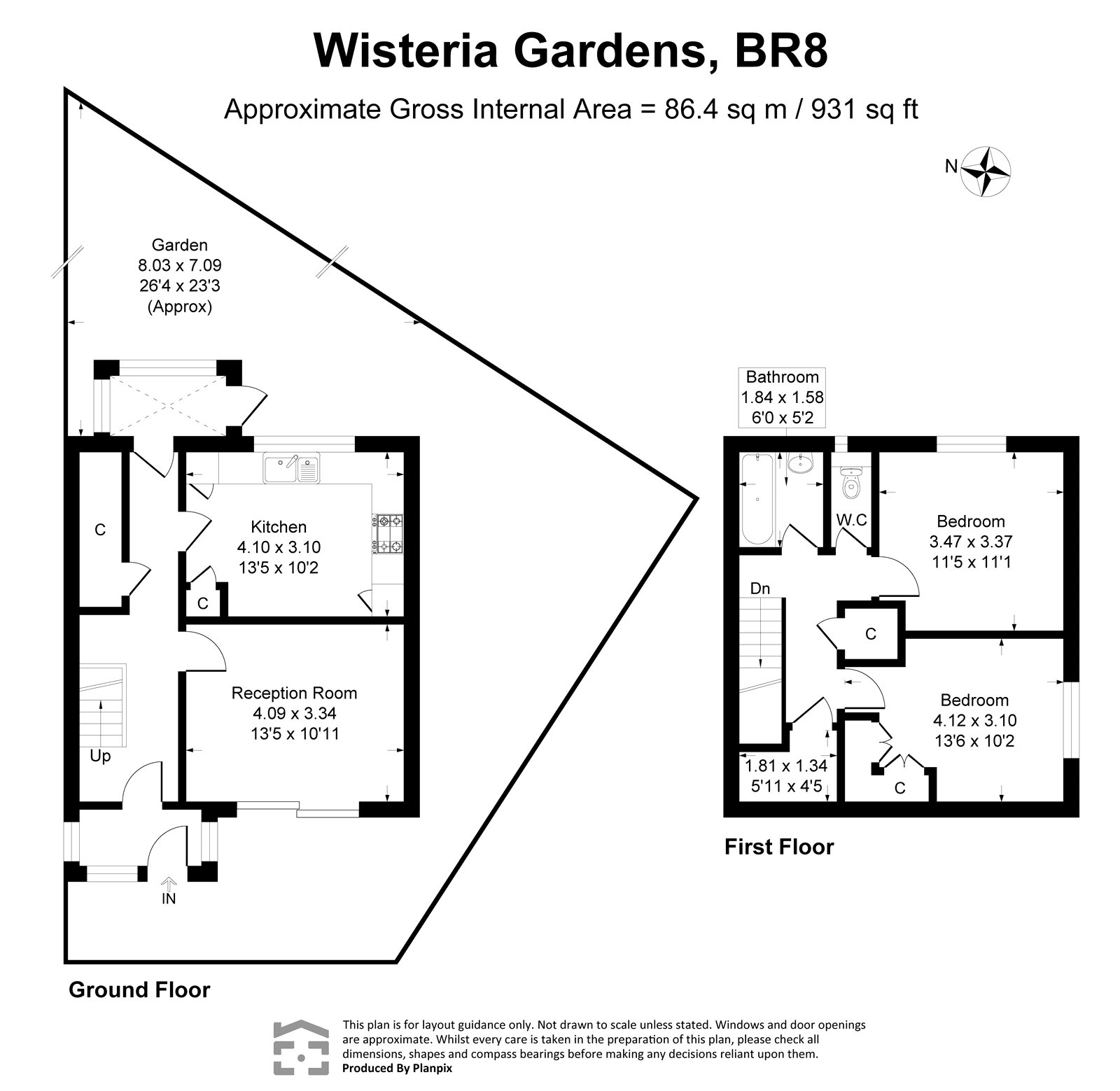 89, Wisteria Gardens, Kent floorplan