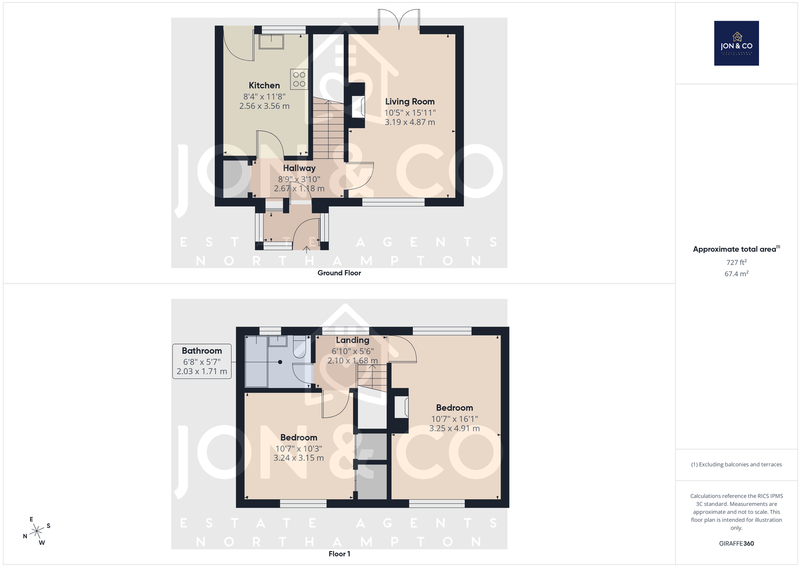16, Evenley Road, Northampton floorplan