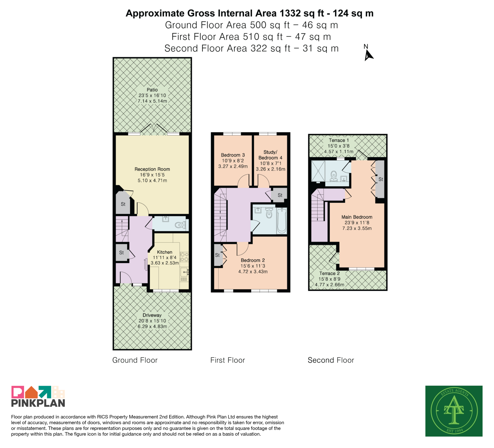 12 Vicars Moor Lane, London floorplan