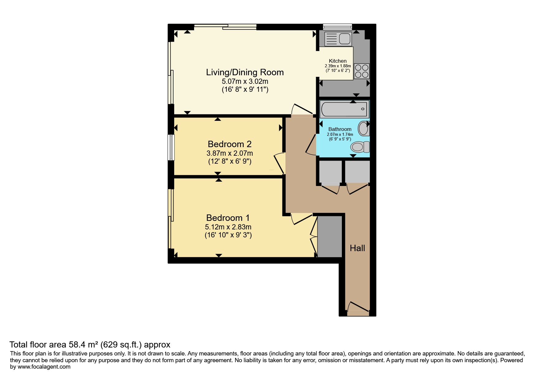 255, Wooldridge Close, Feltham floorplan