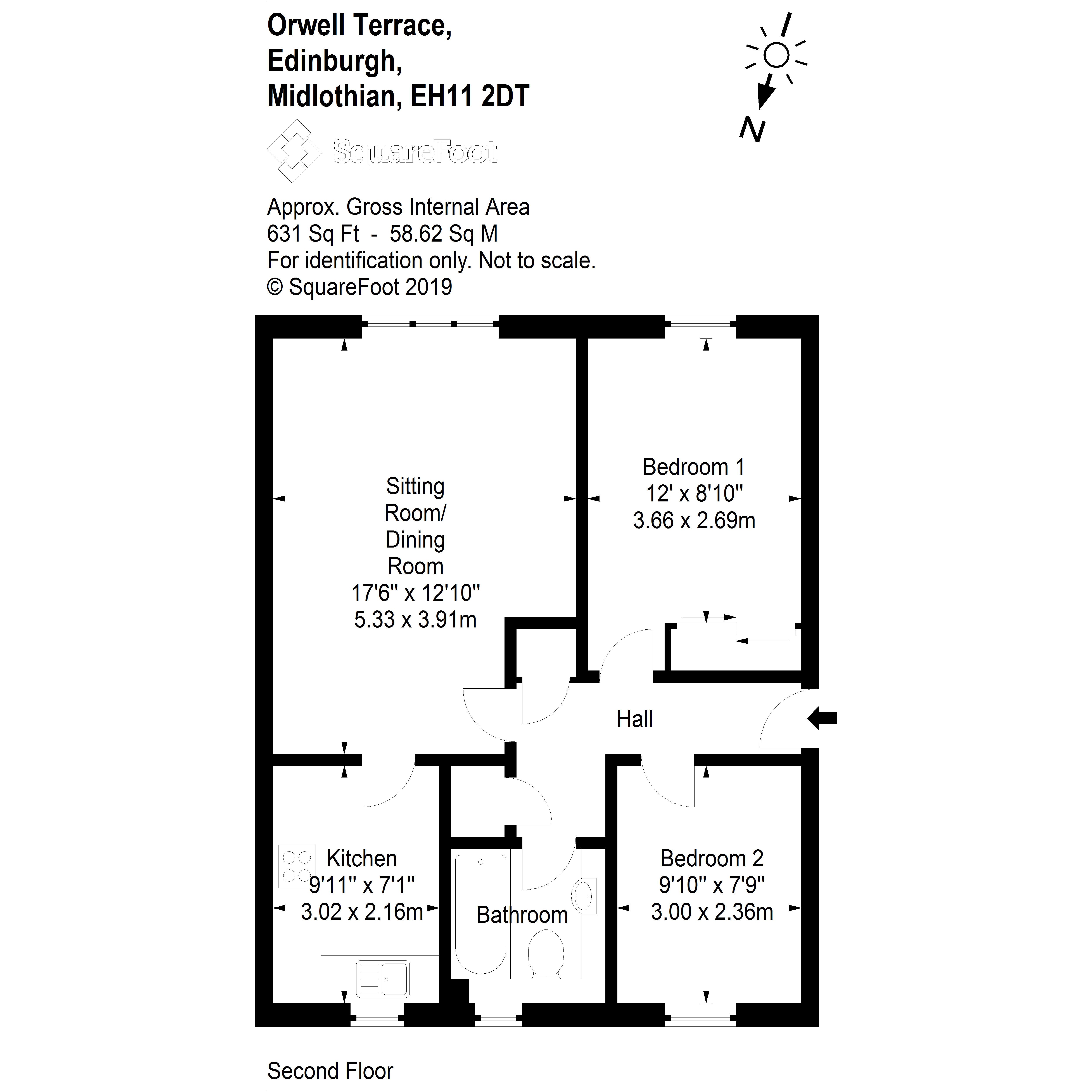 2 Bedrooms Flat for sale in 30/6 Orwell Terrace, Dalry EH11